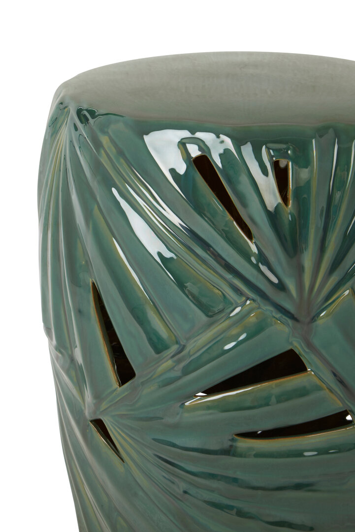 Sorrell Tavolino Rotondo Ceramica Verde