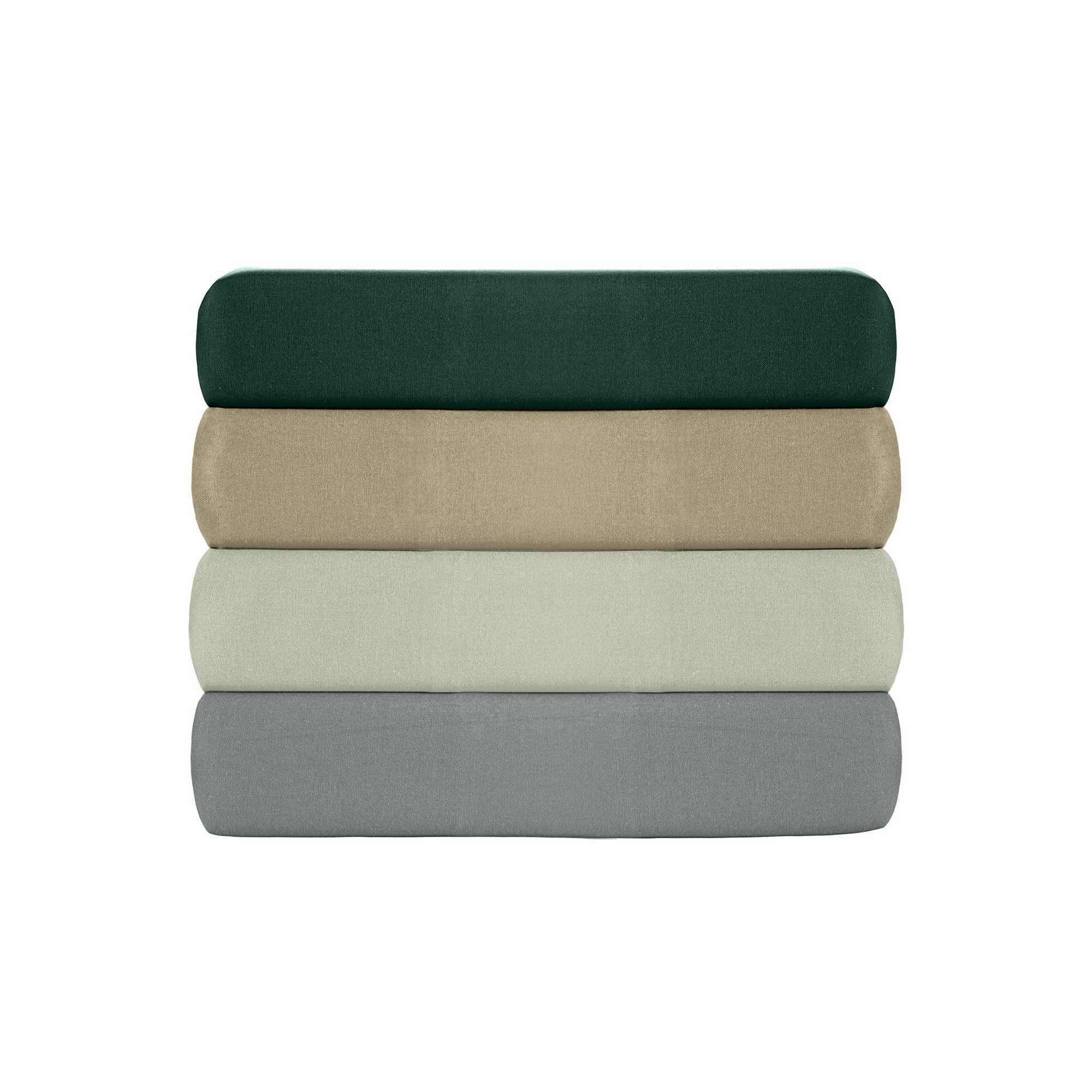 2x Pillowcase Ranforce Cotton Grey