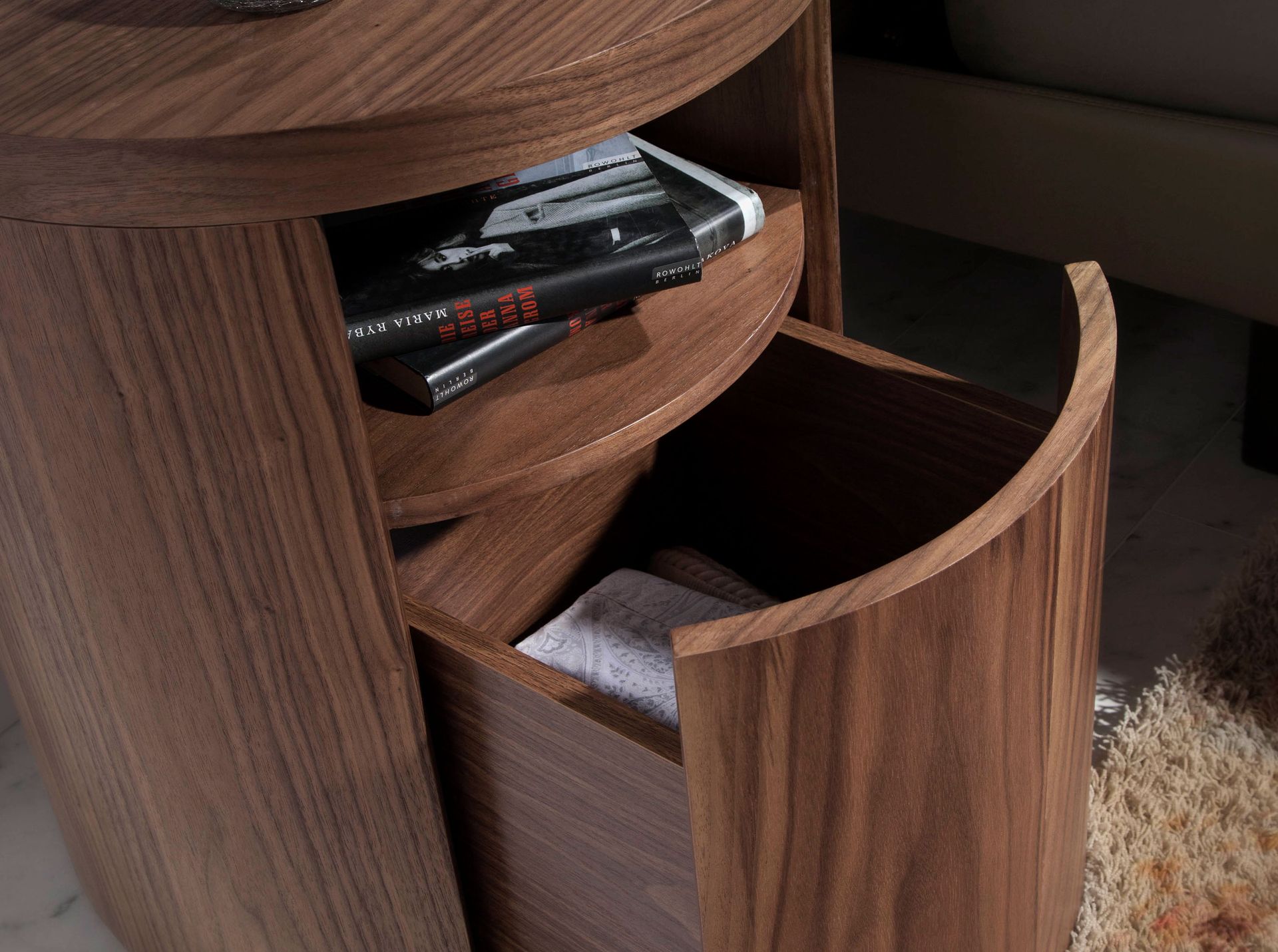 Beistelltisch Braun Ø 48cm