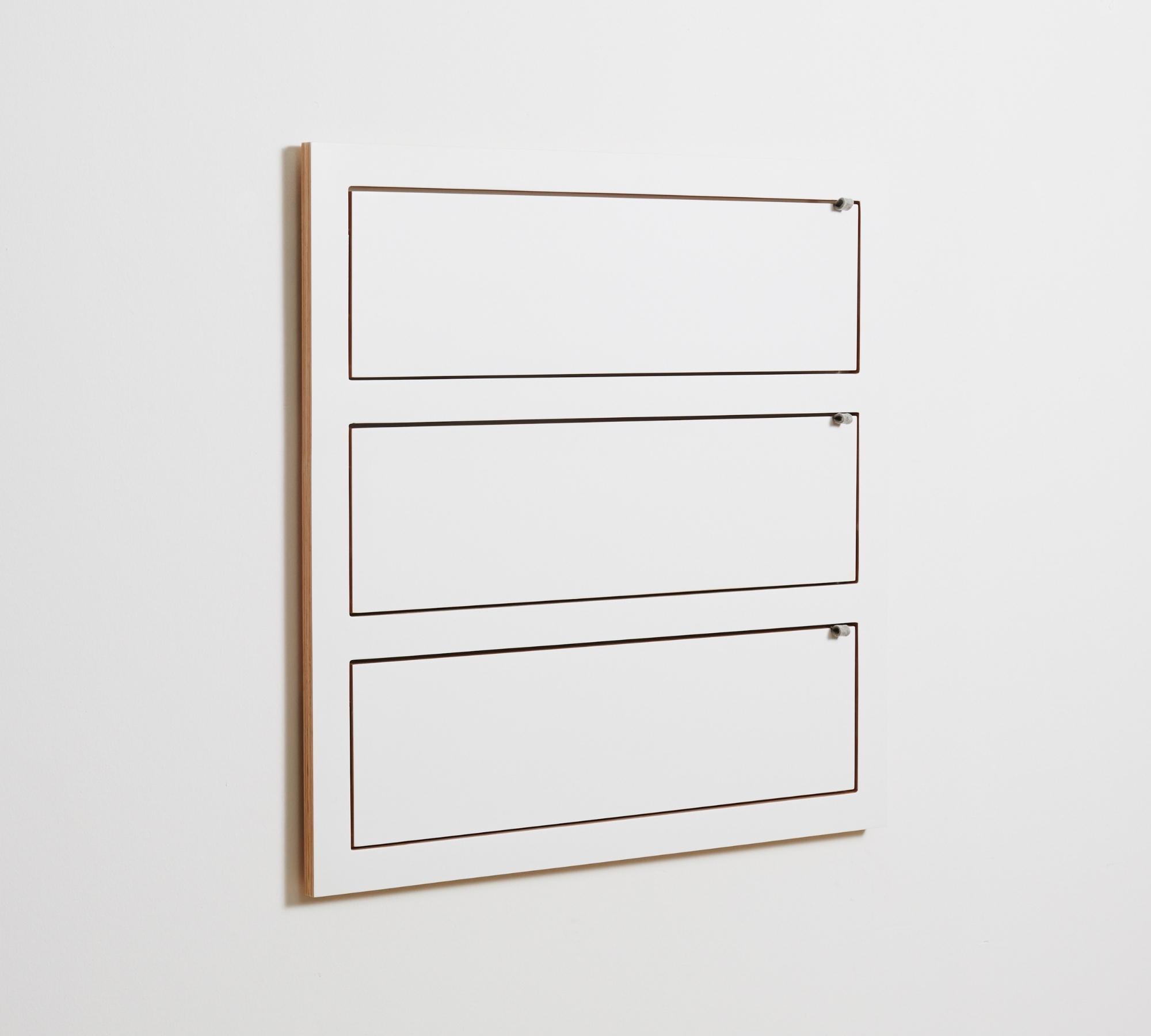 Fläpps Regal 80x80-3 Weiß