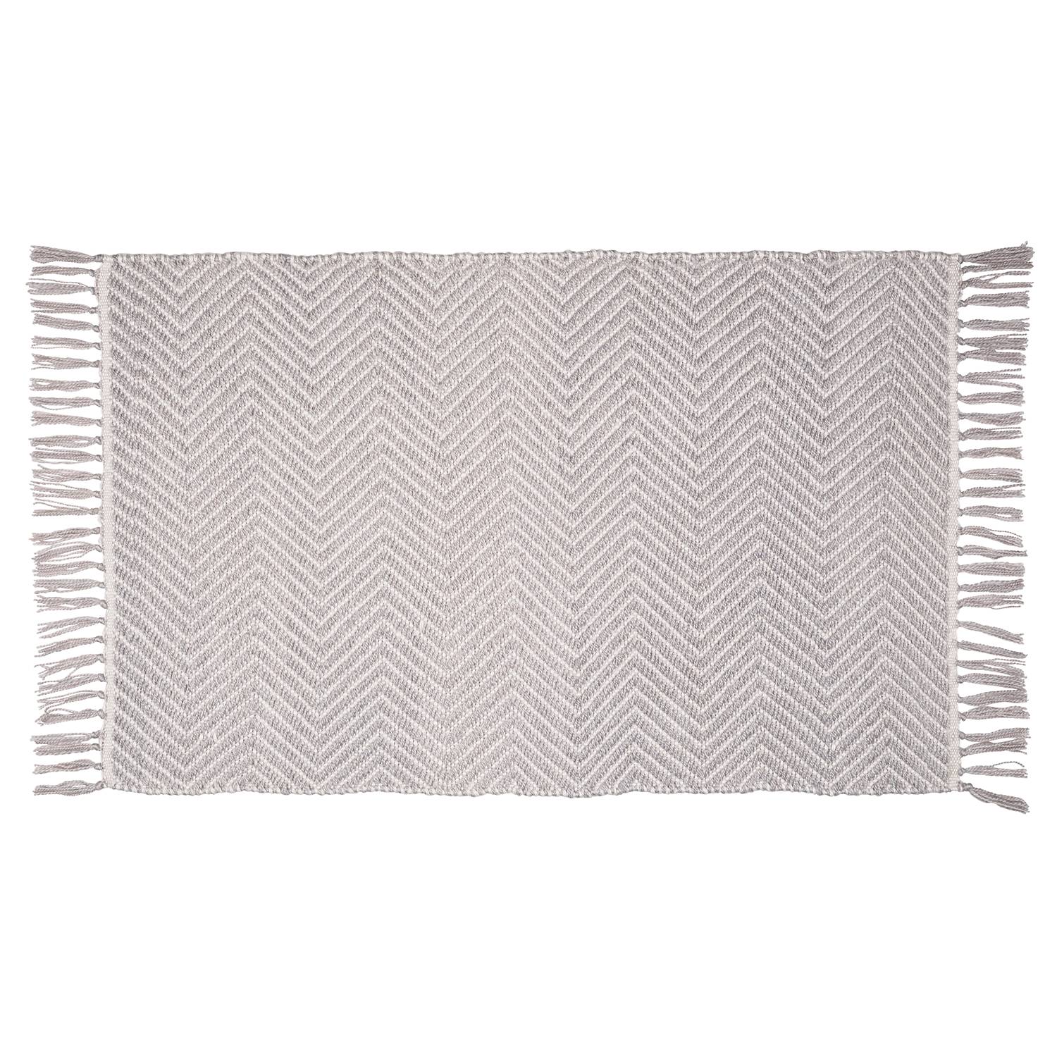 Bath mat Gata Grey White