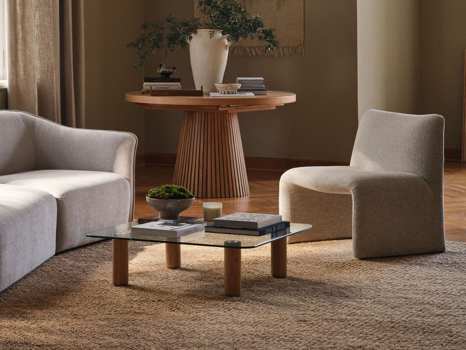 Calice Rug Cotton Natural 230 x 160 cm