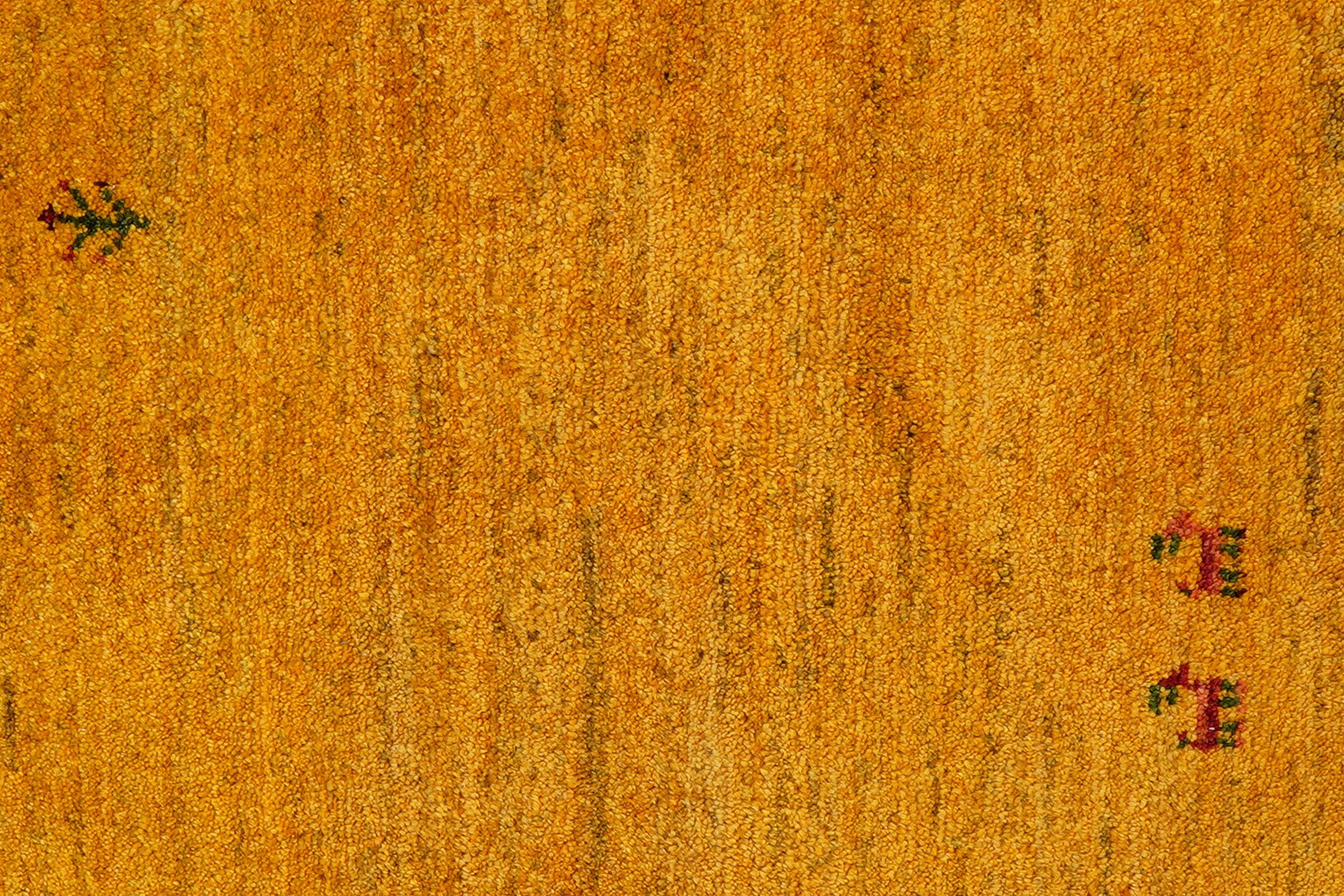 Gabbeh Rug Wool Yellow