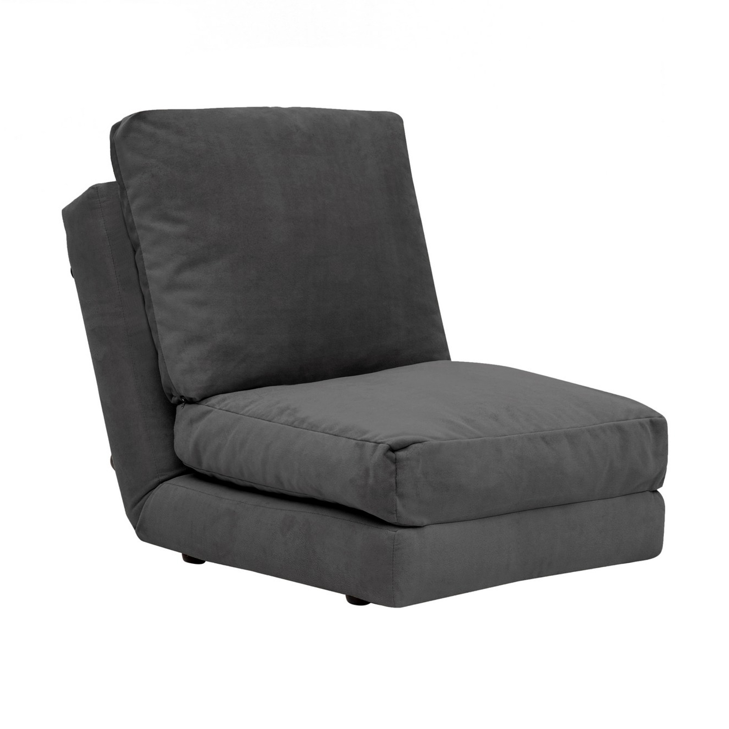 Taida Schlafsofa 1-Sitzer Grau