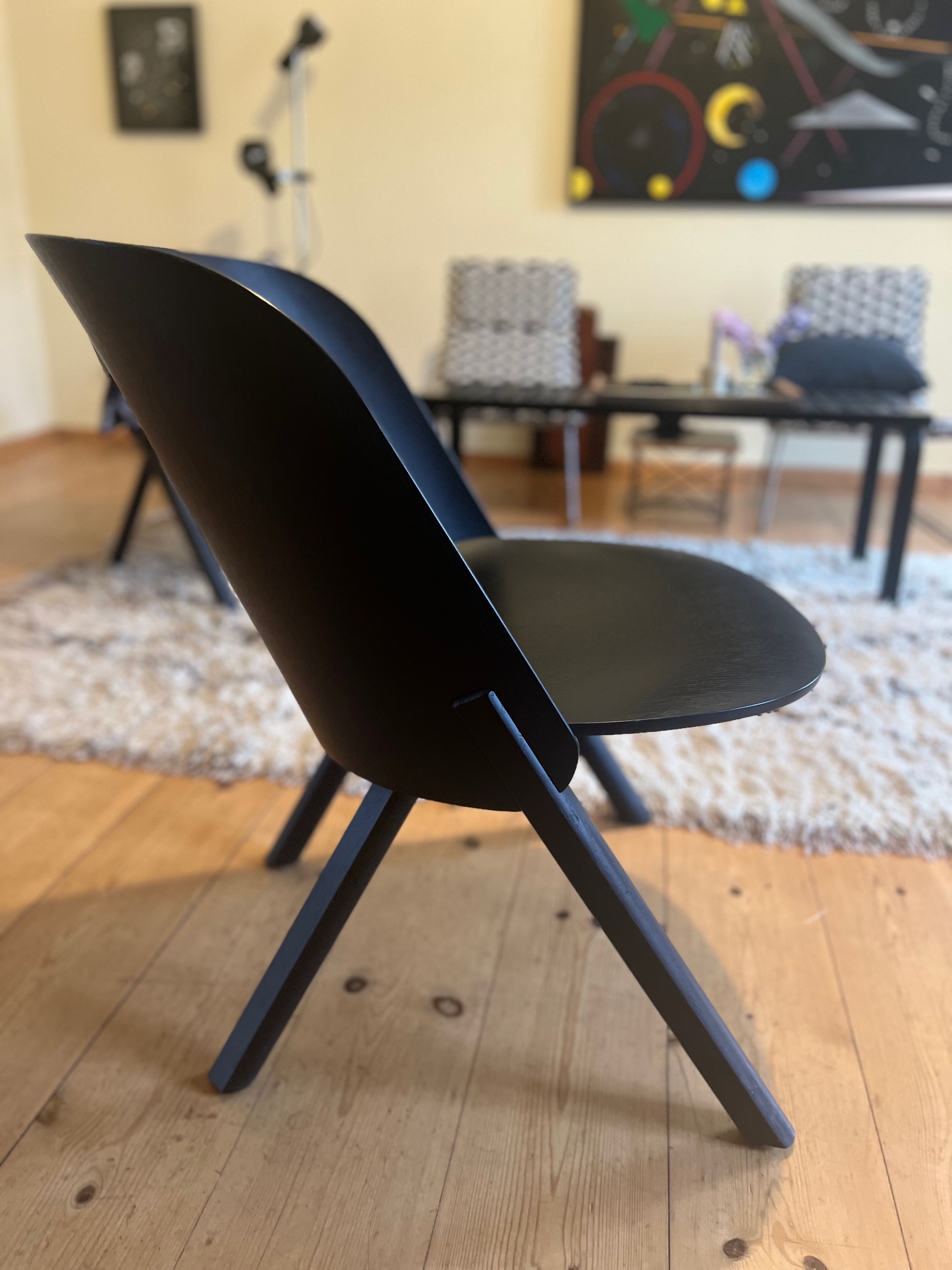 That Lounge Chair Holz Schwarz