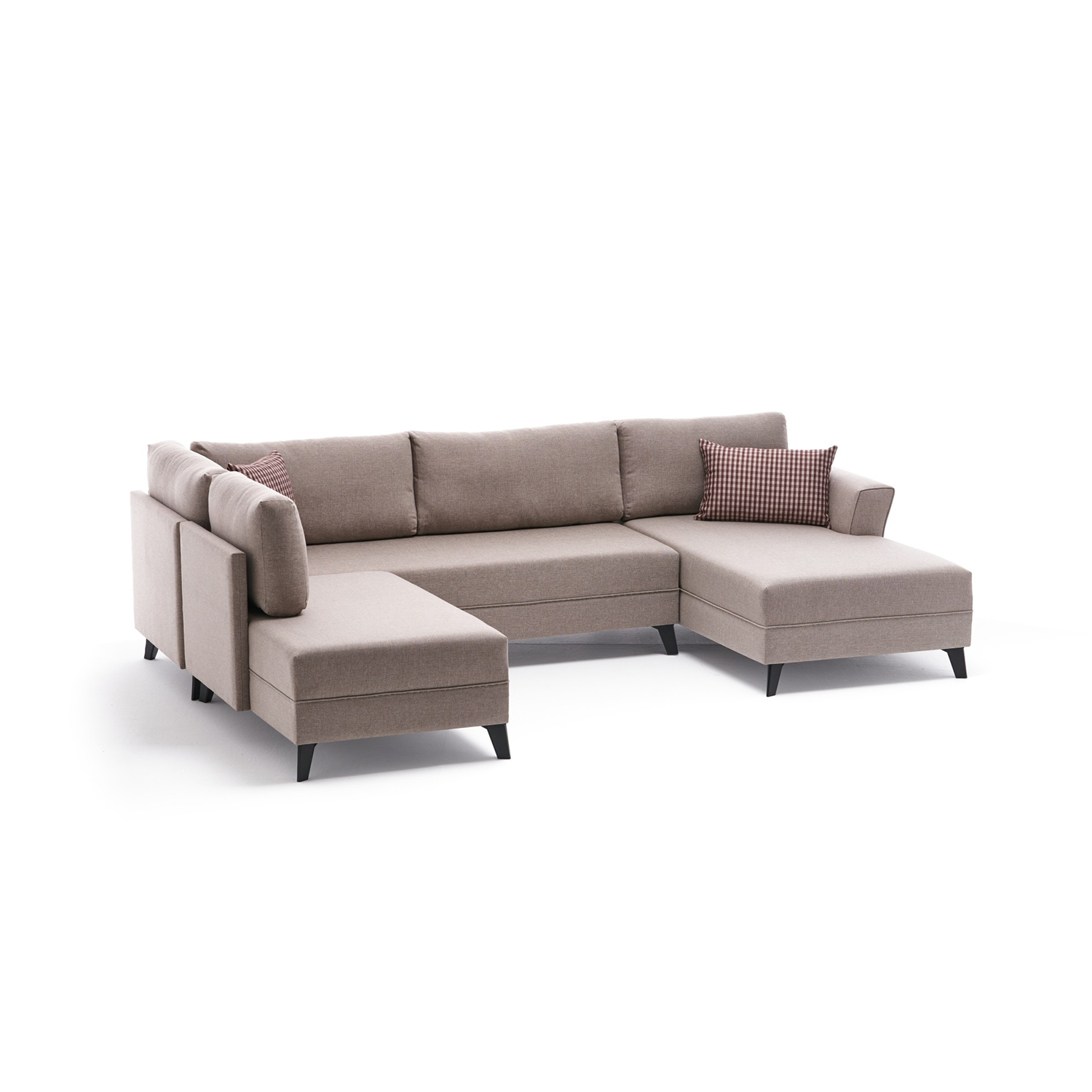 Eris Schlafsofa 4-Sitzer Creme