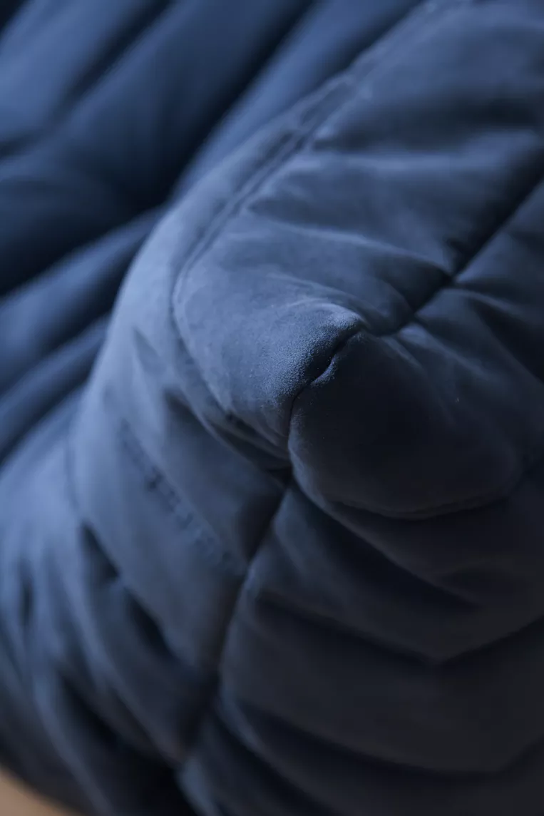 Togo Poltrona Tessuto Blu Navy