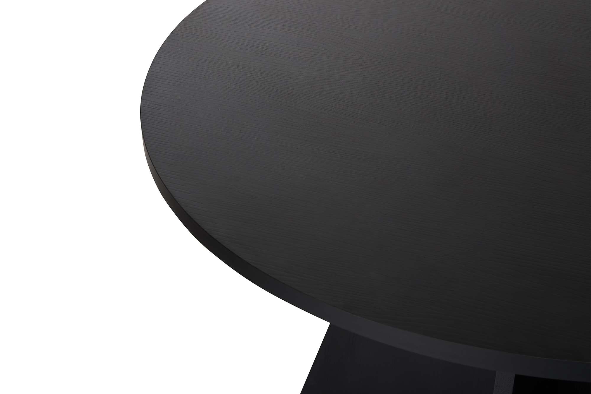 Virella Tavolo da pranzo legno nero Ø120 cm