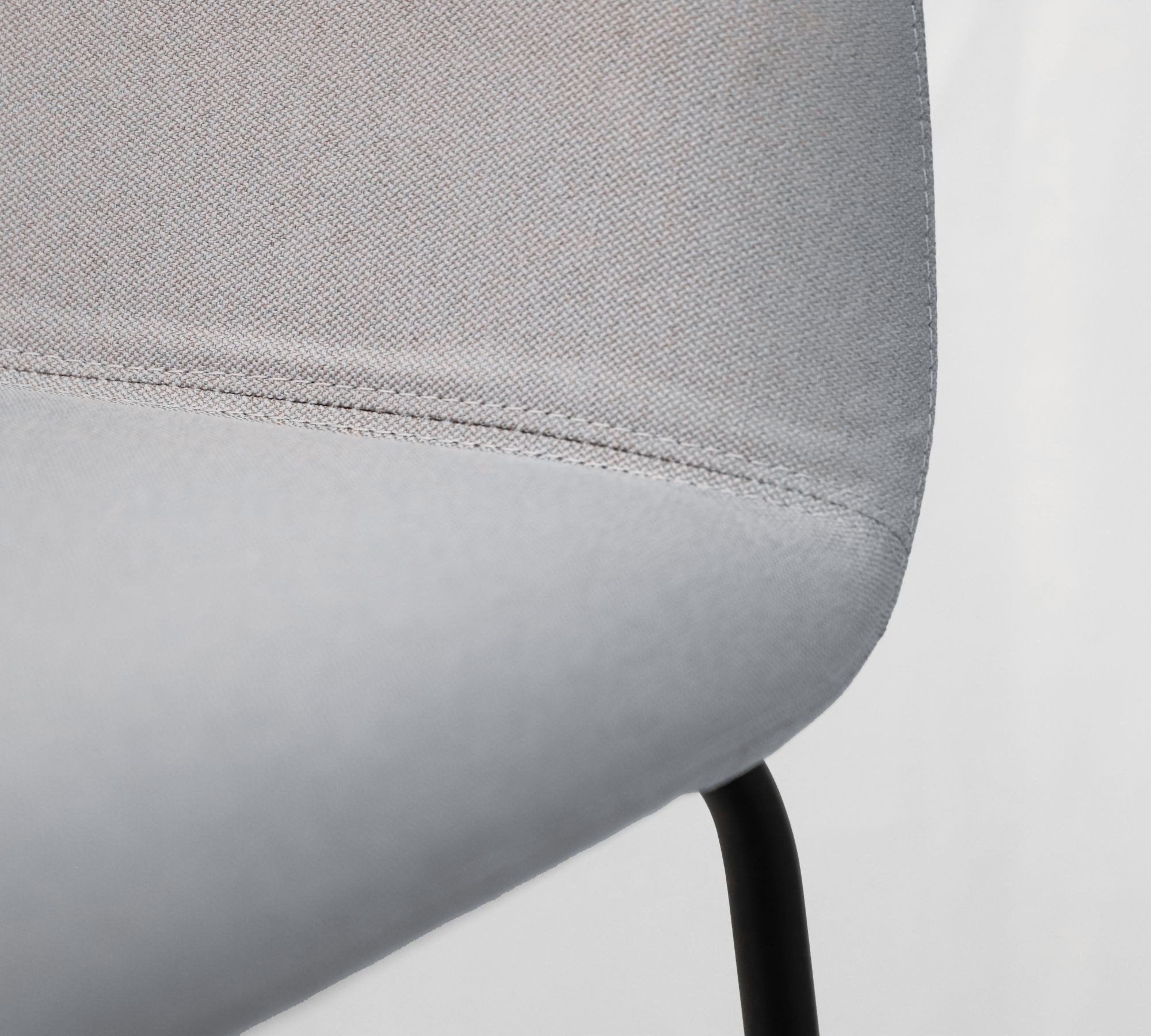 Bardot Met Tu Barstool Metal Textile Grey