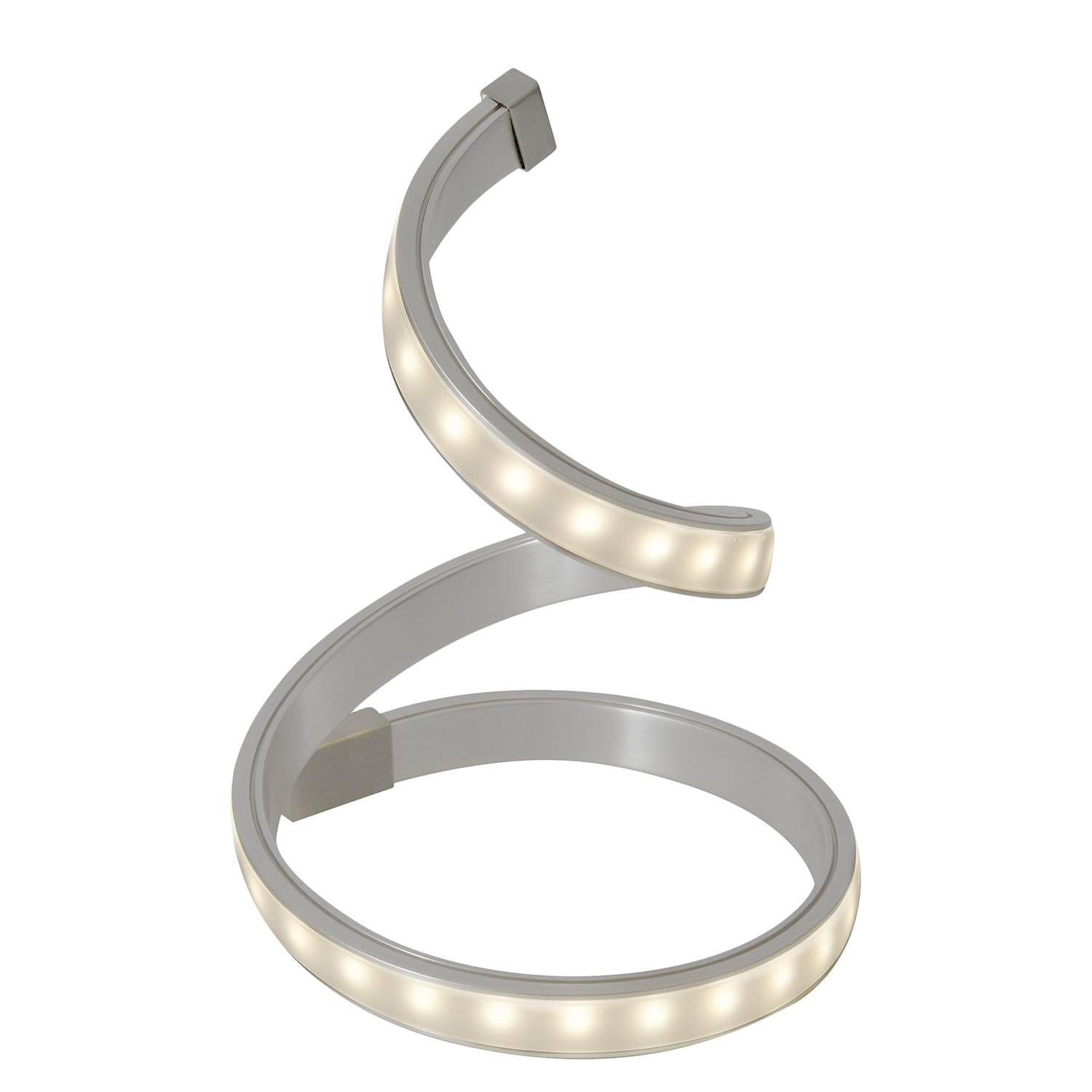 Loop Line LED-Tischleuchte Acrylglas Edelstahl 1-flammig