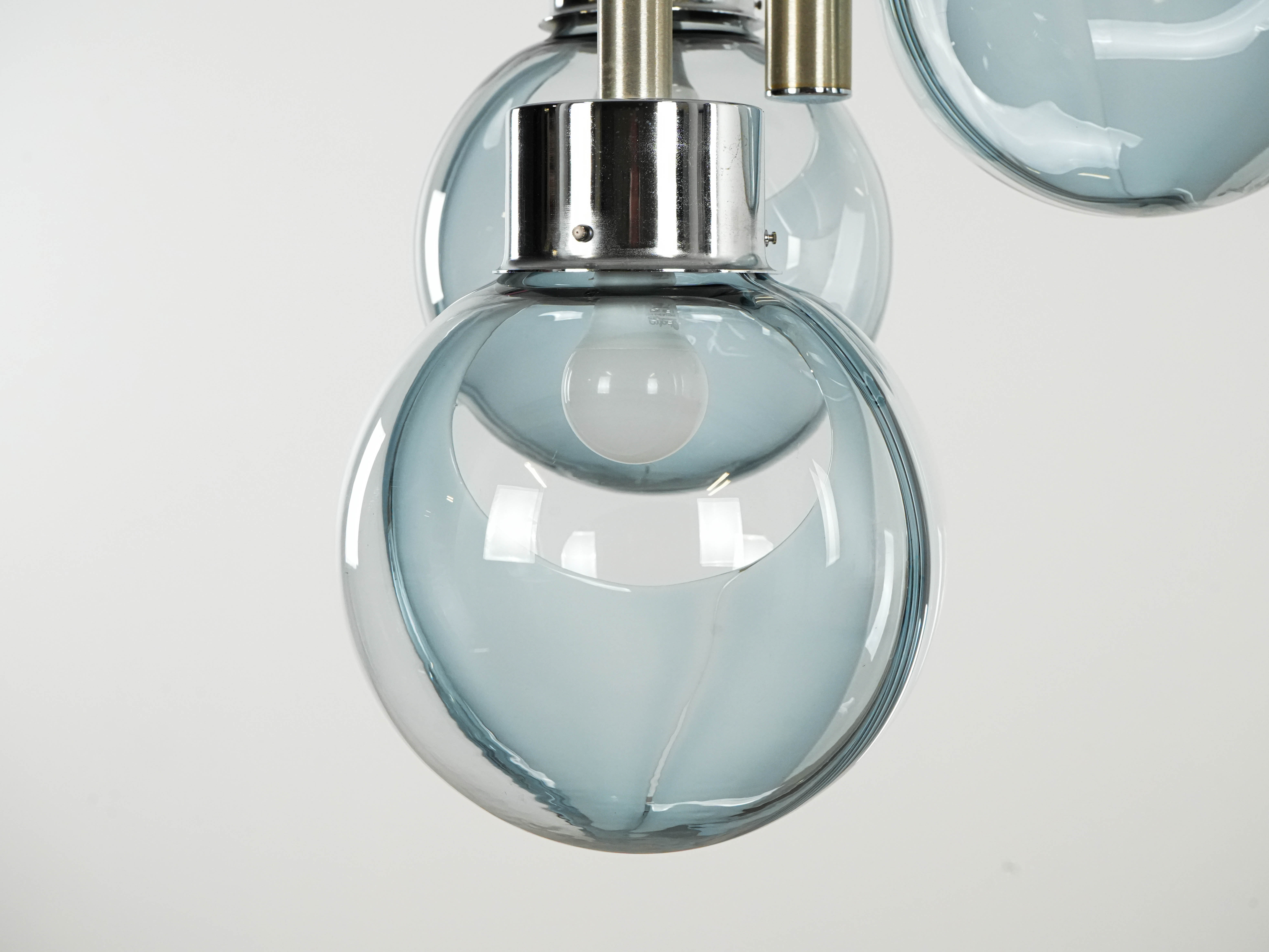 Space Age Kronleuchter Muranoglas 1970er Jahre