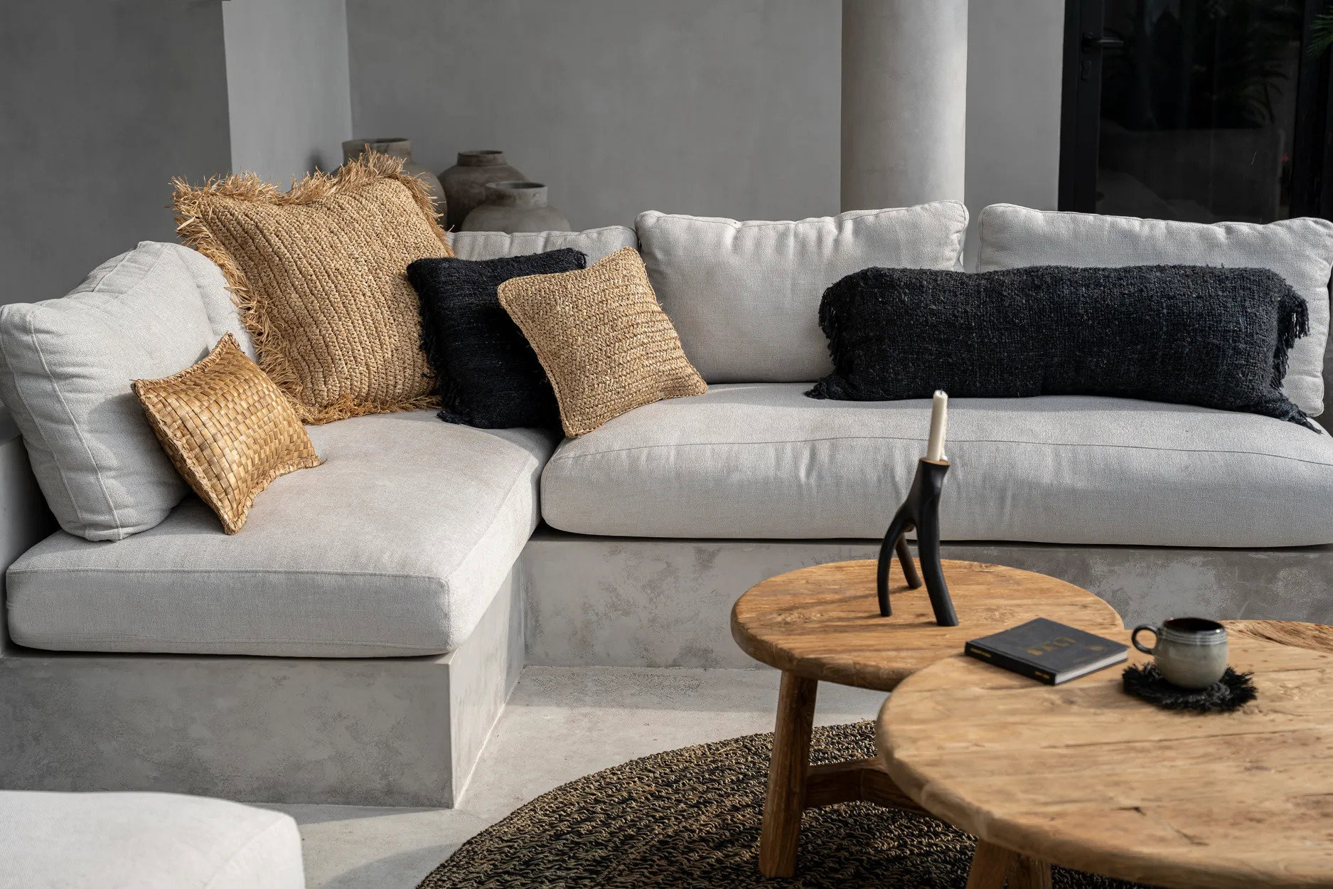 Oh My Gee Fodera per cuscino Nero 35x100cm