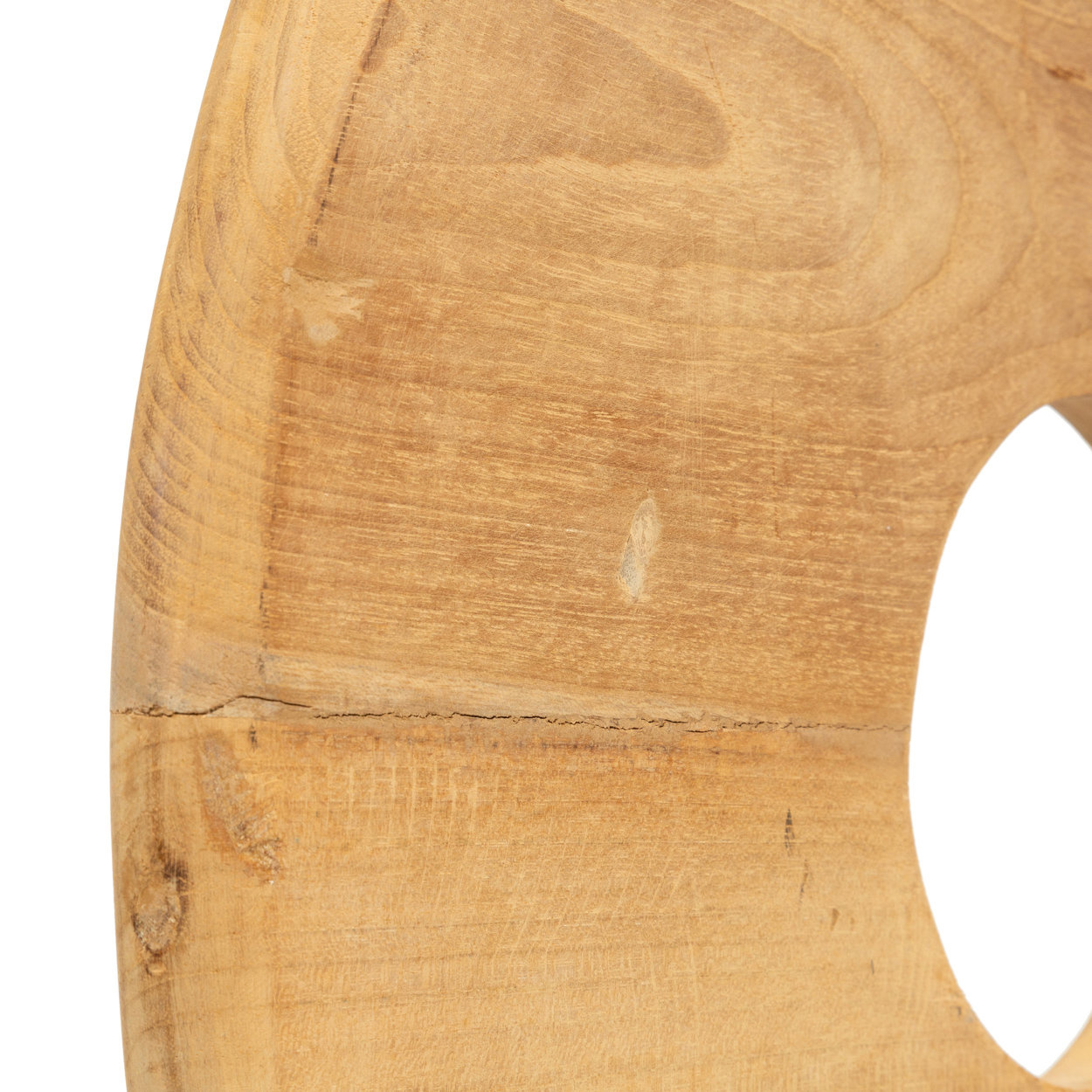 Platte auf Ständer Teakholz Braun