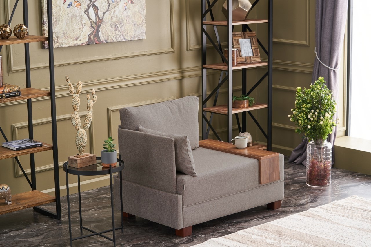 Fly modulo angolare sinistro beige