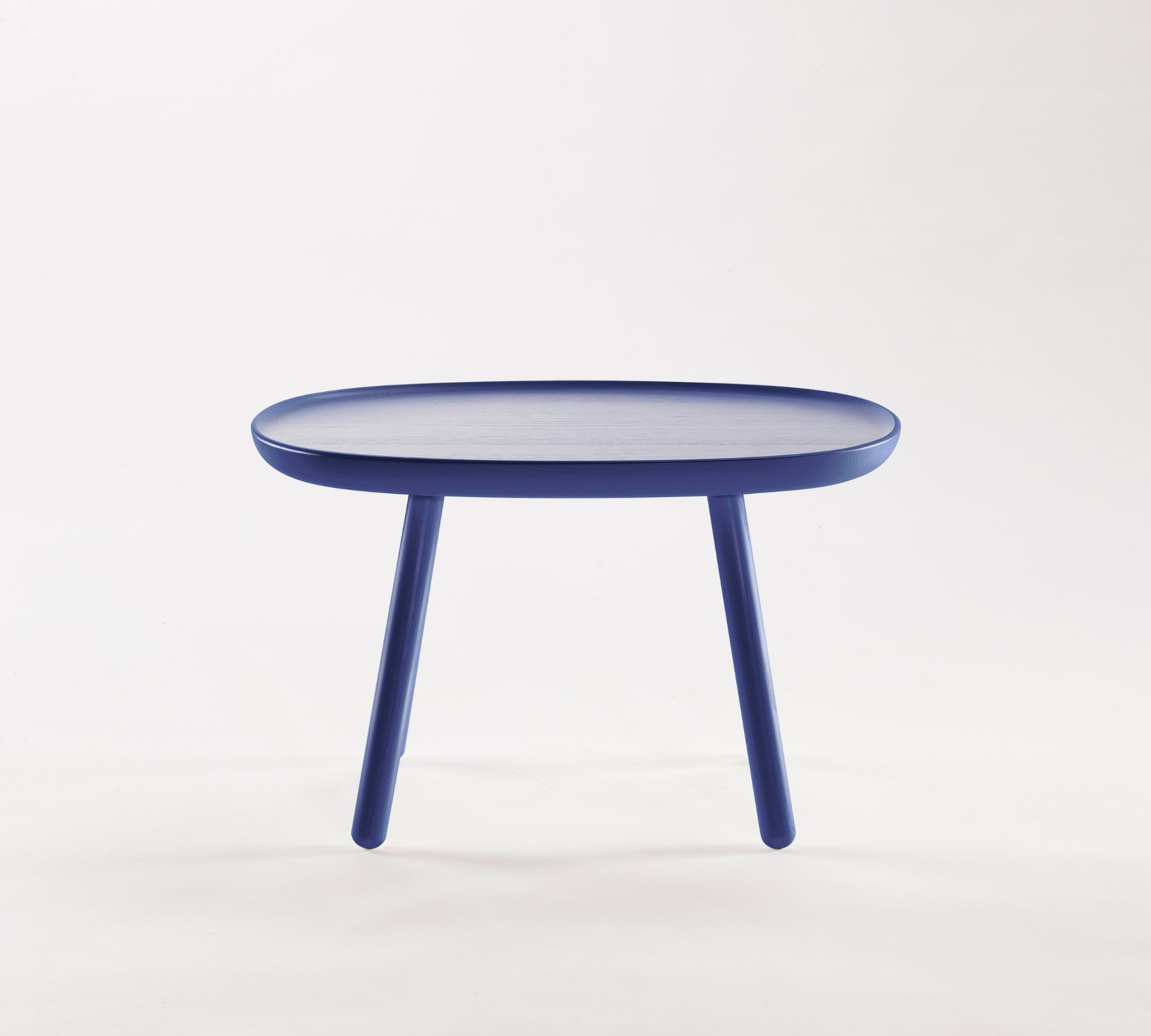 Naïve Beistelltisch Esche Blau