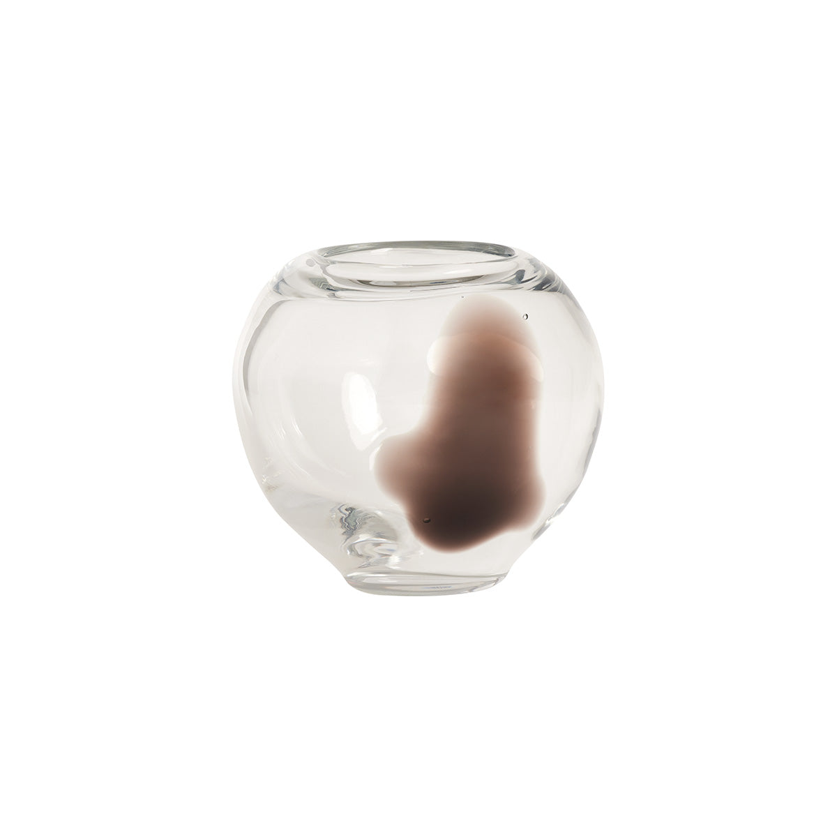 Jali Vase Klein Glas Transparent