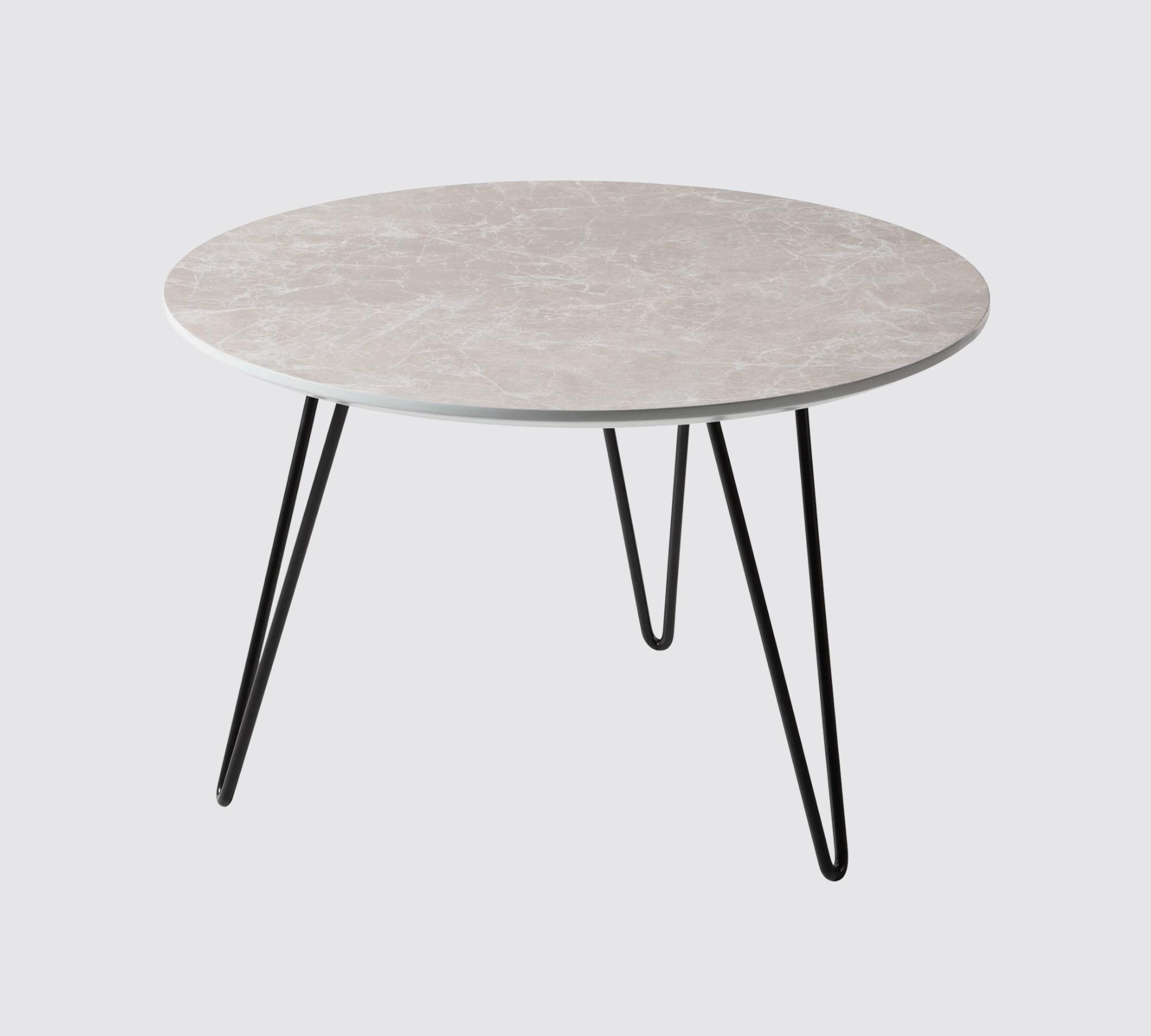 Couchtisch Marmor Dekor Hellgrau