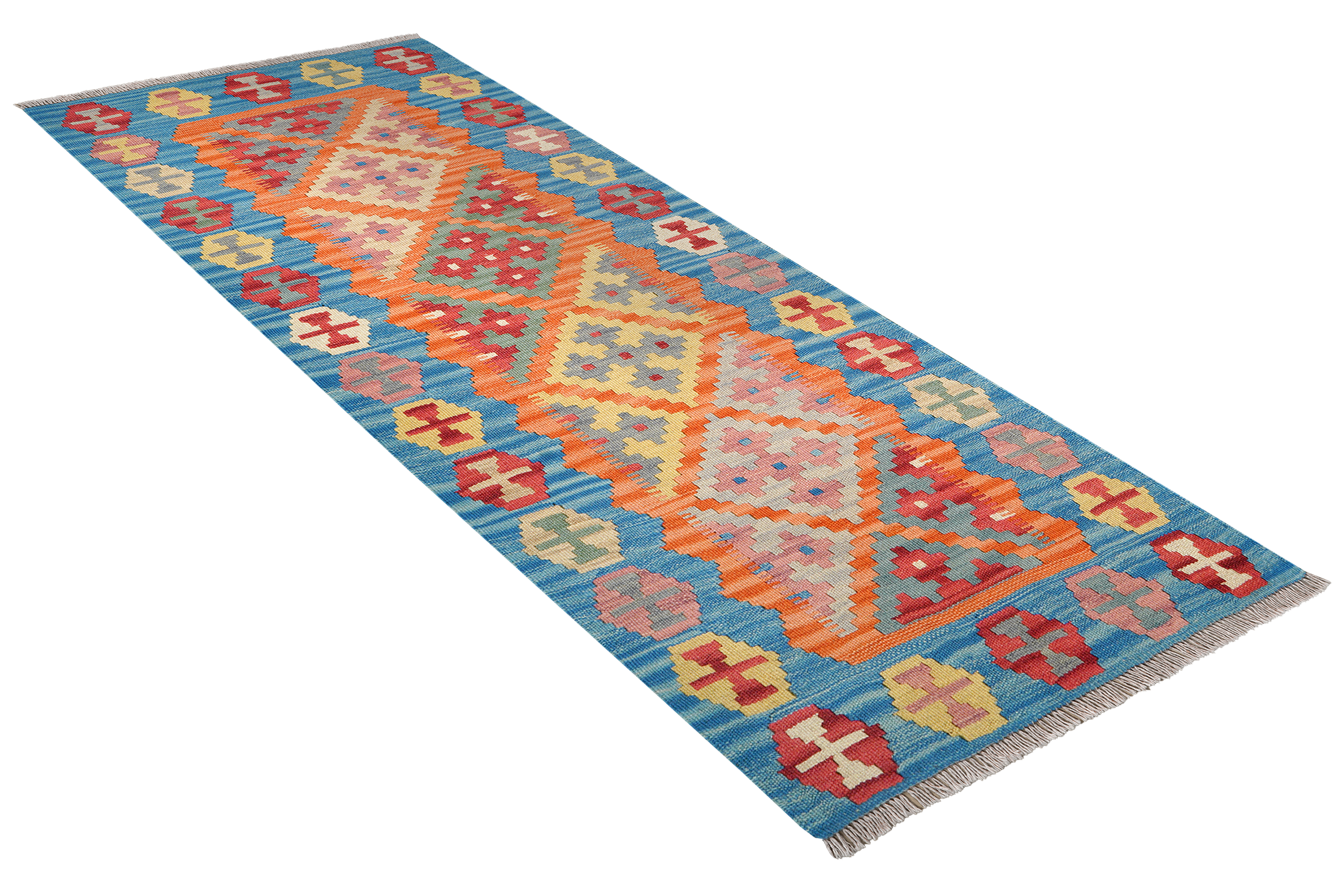 Kelim Gashgai Wool Multicolored