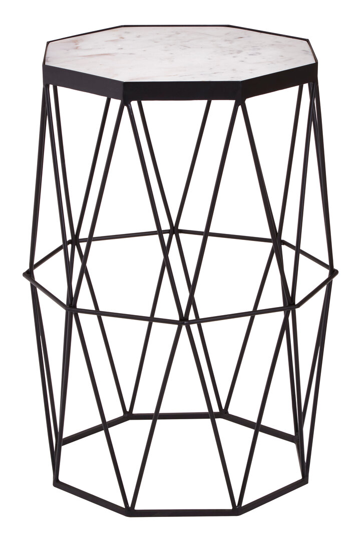 Shalimar Beistelltisch Metall Schwarz