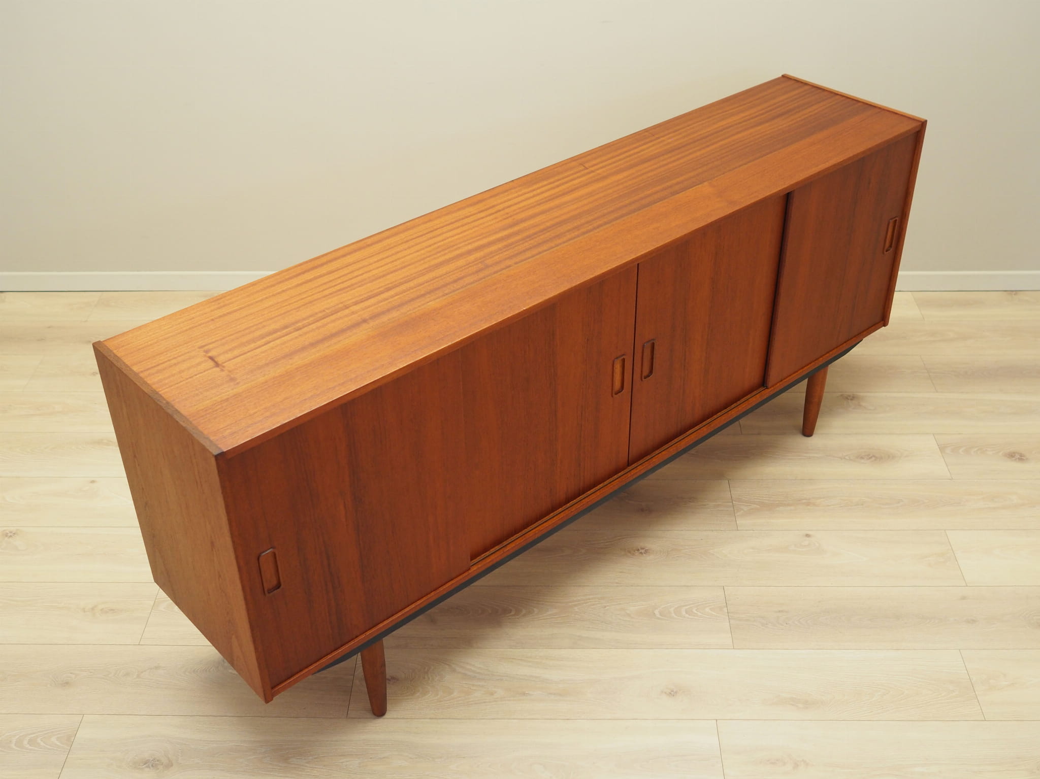 Vintage Sideboard Teakholz Braun 1970er Jahre