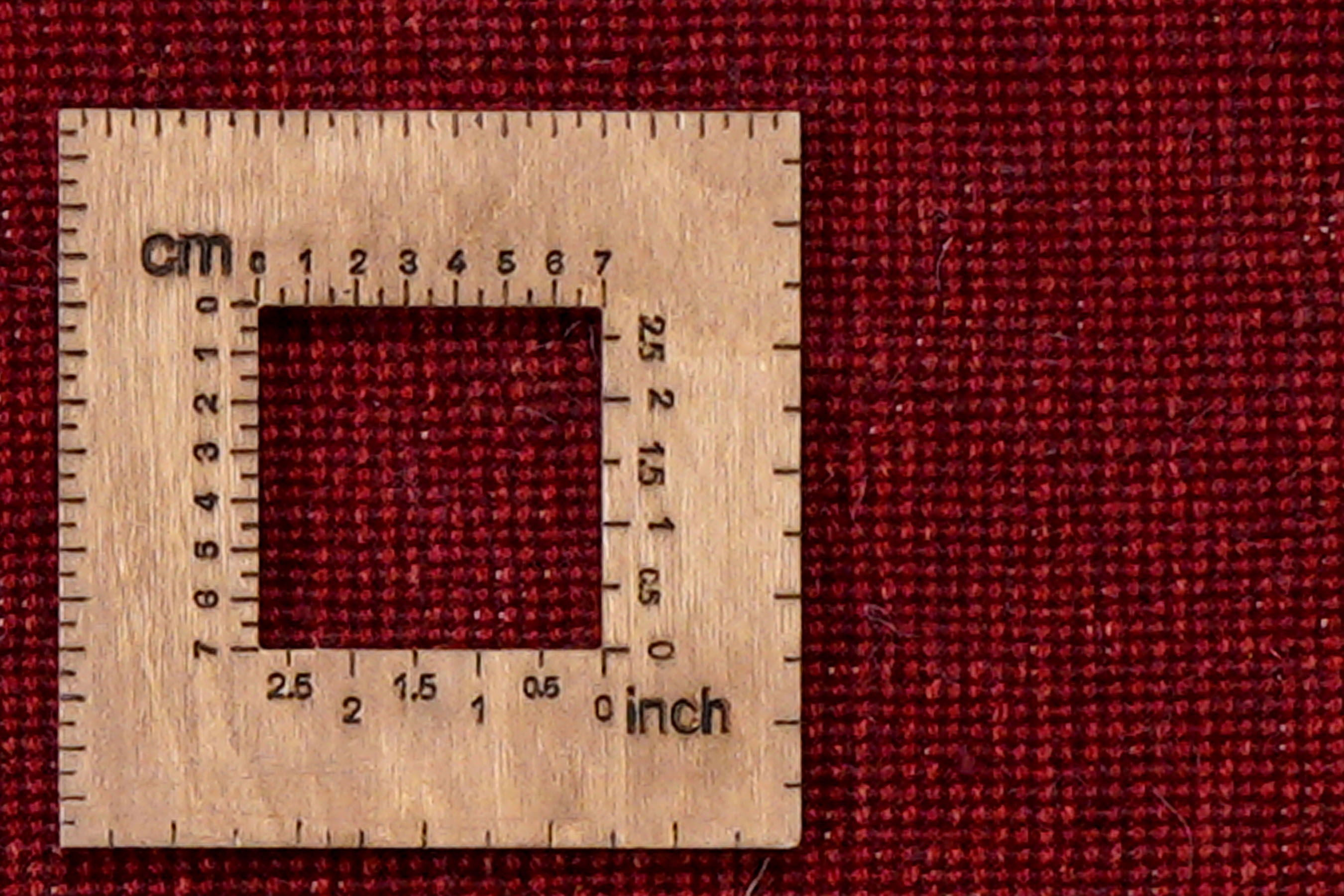 Gabbeh Teppich Wolle Rot