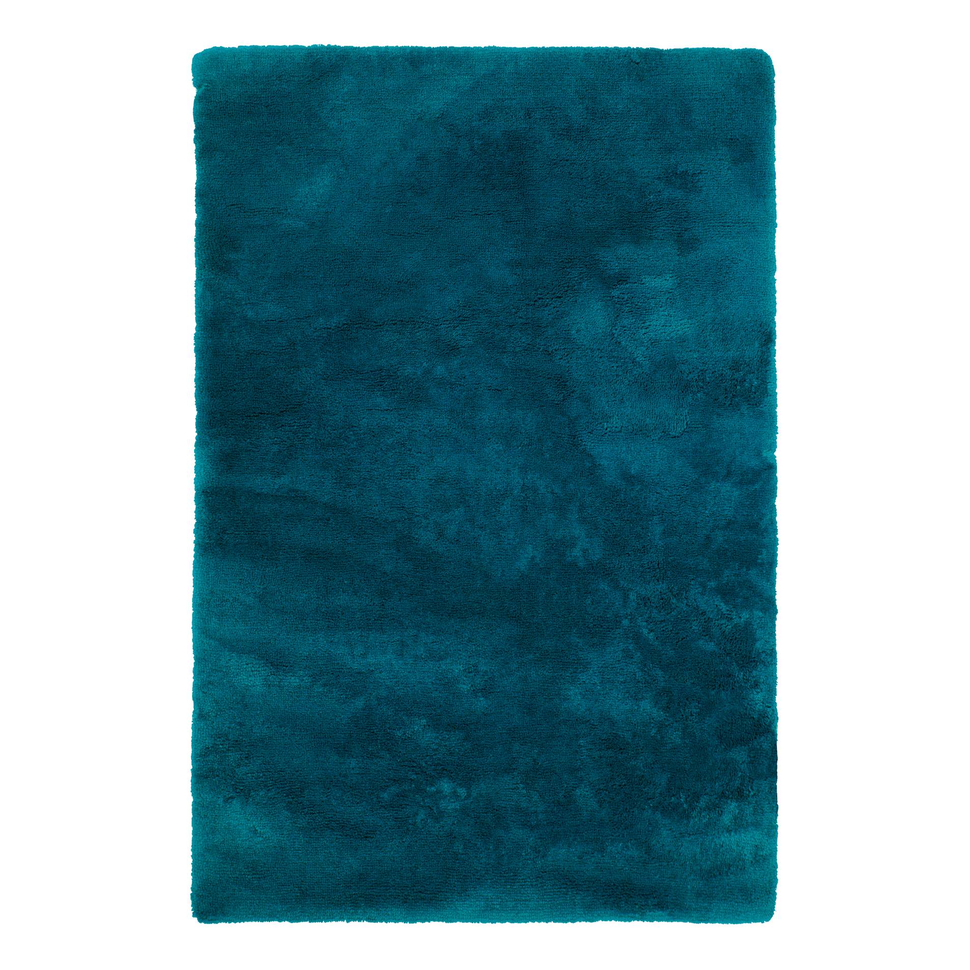 My Curacao Hochflorteppich Blau 80 x 150 cm