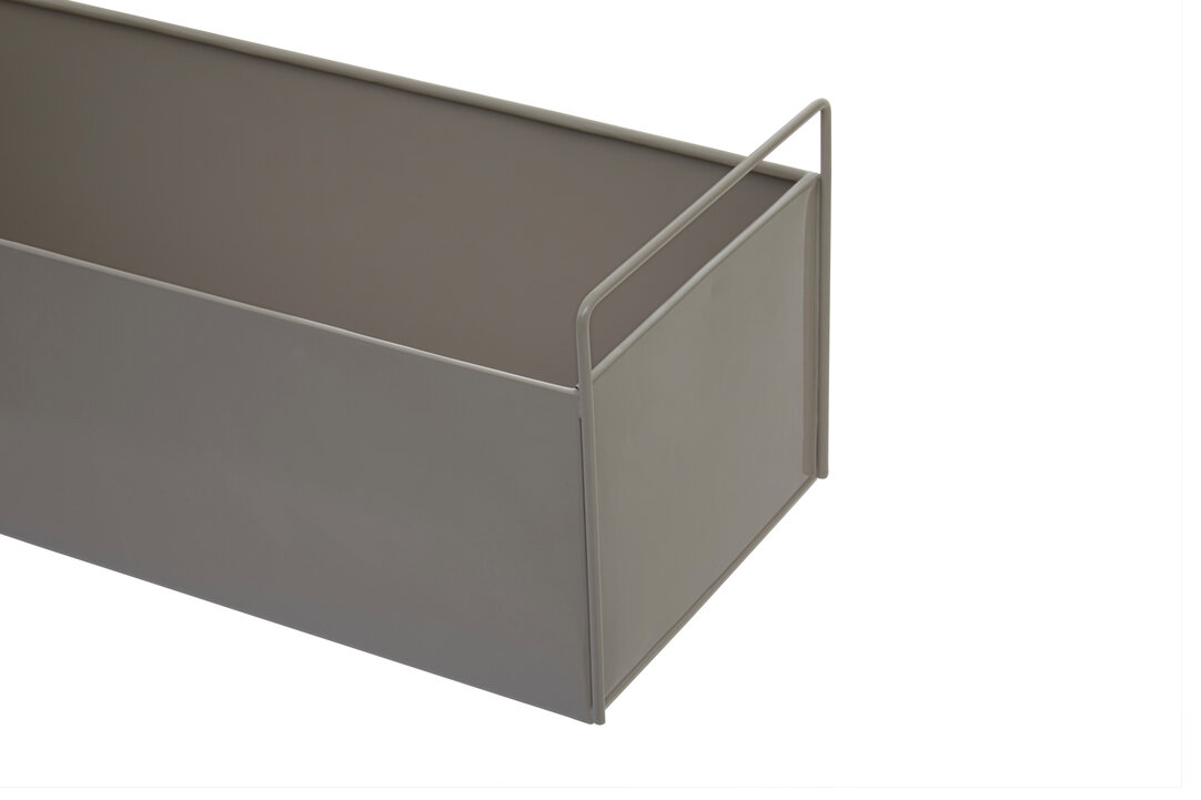 Ascher Wand-Pflanzkasten Grau
