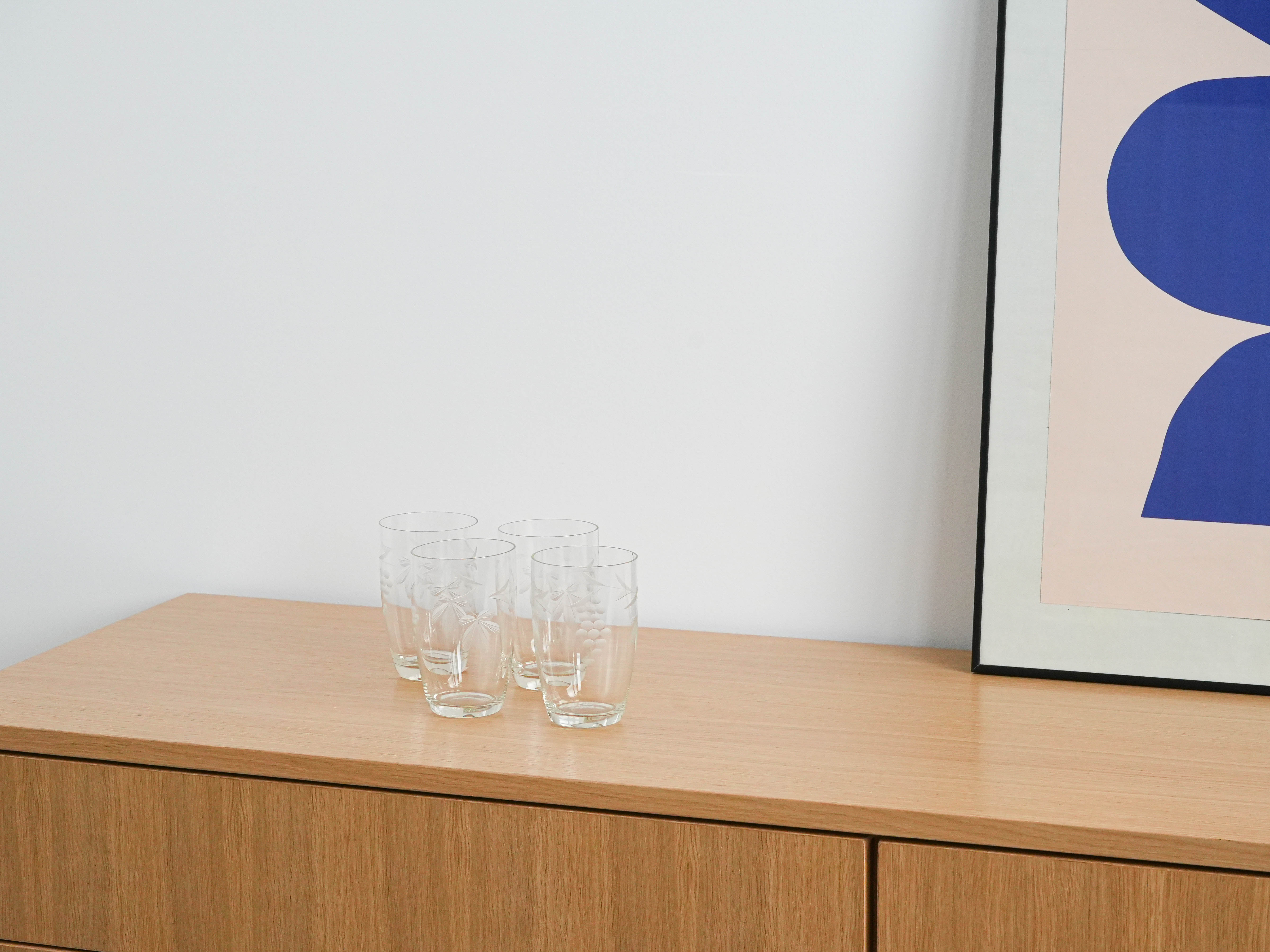 4x Glasses Transparent