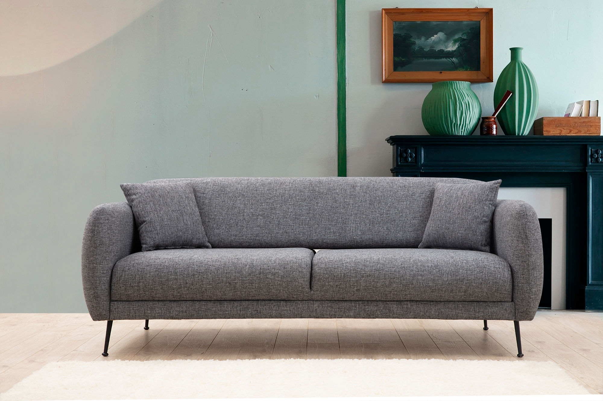 Sevilla 3-Sitzer Sofa Grau