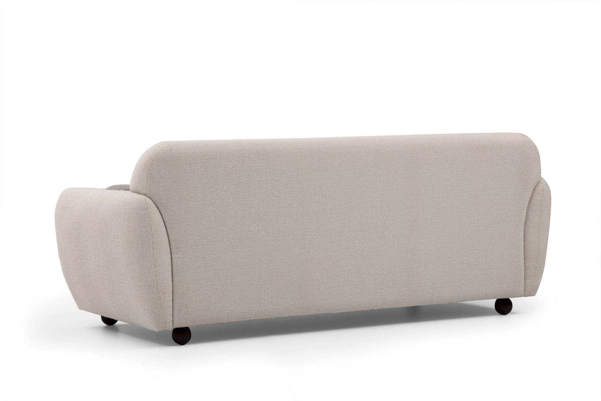 Eddy 3-seater sofa cream