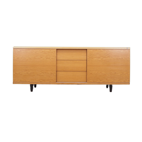 Vintage Sideboard Wood Beige 1990s