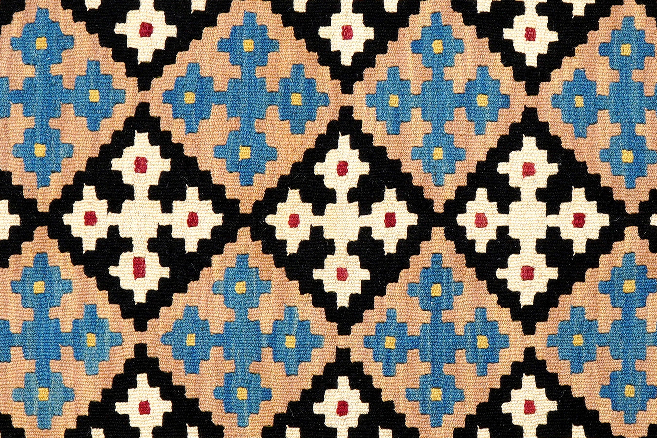 Kilim Gashgai Teppich Wolle Mehrfarbig