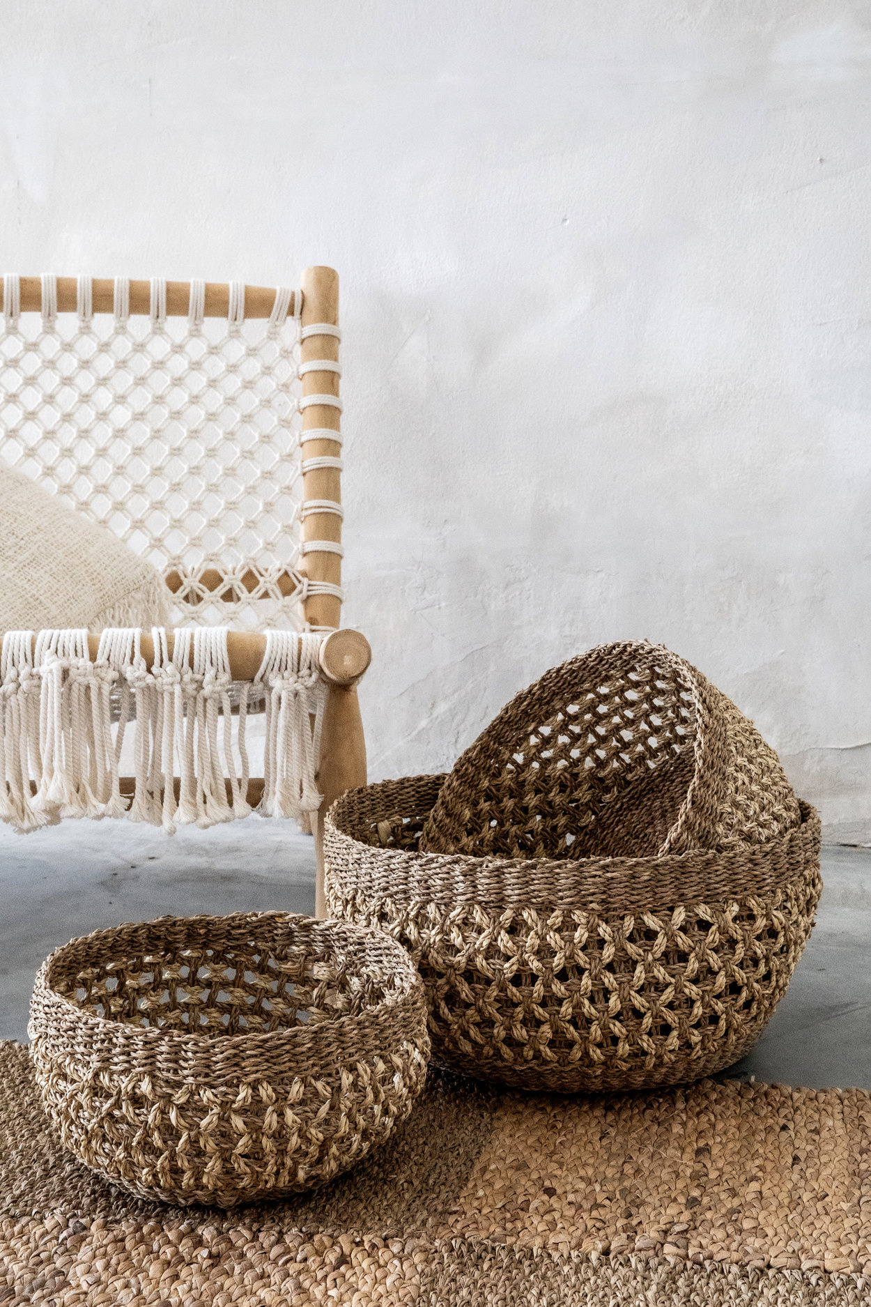 Tappeto in alghe marine naturale