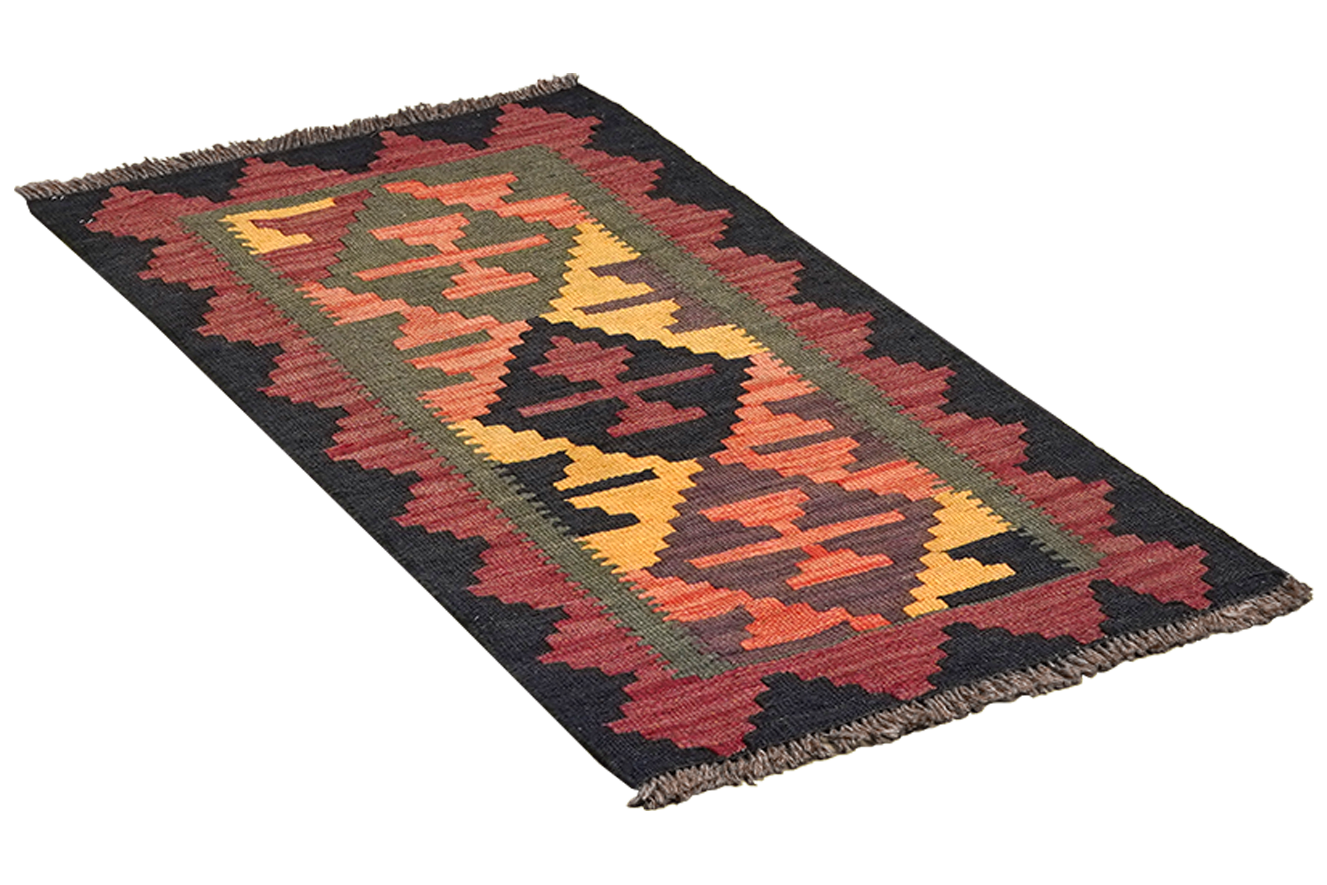 Kilim Gashgai Teppich Mehrfarbig