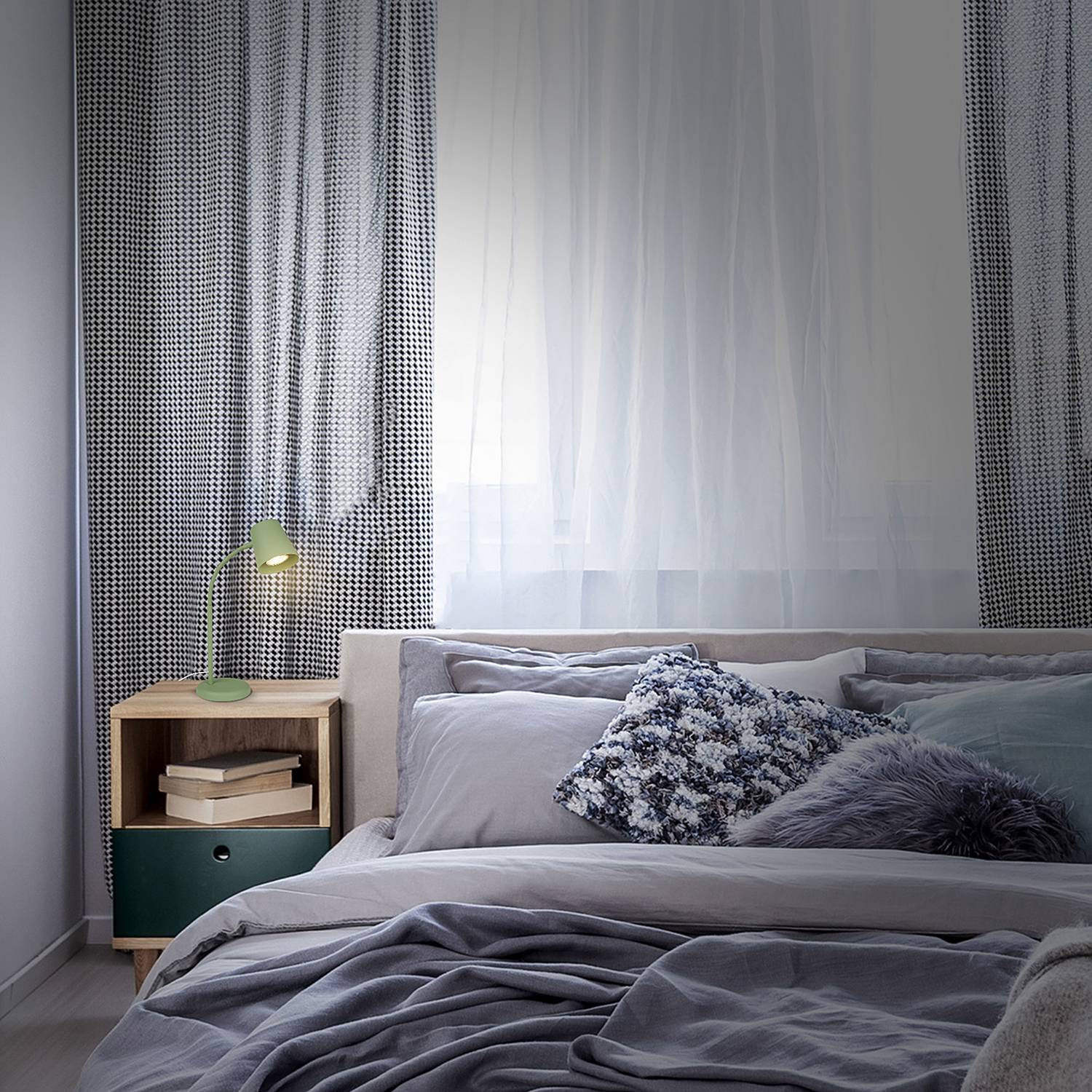 Sallani Table Lamp Aluminum Green