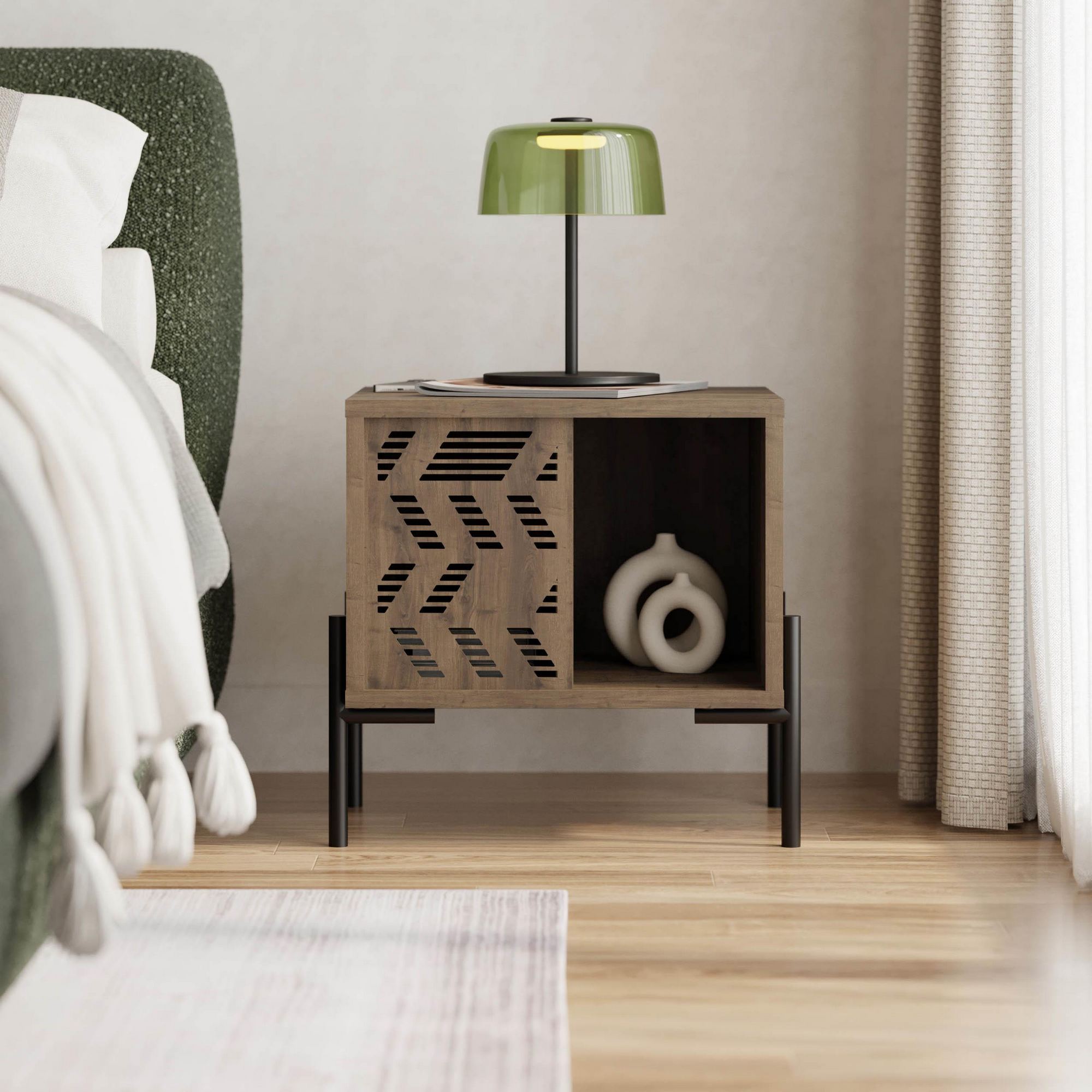 Dionysos Nightstand Brown
