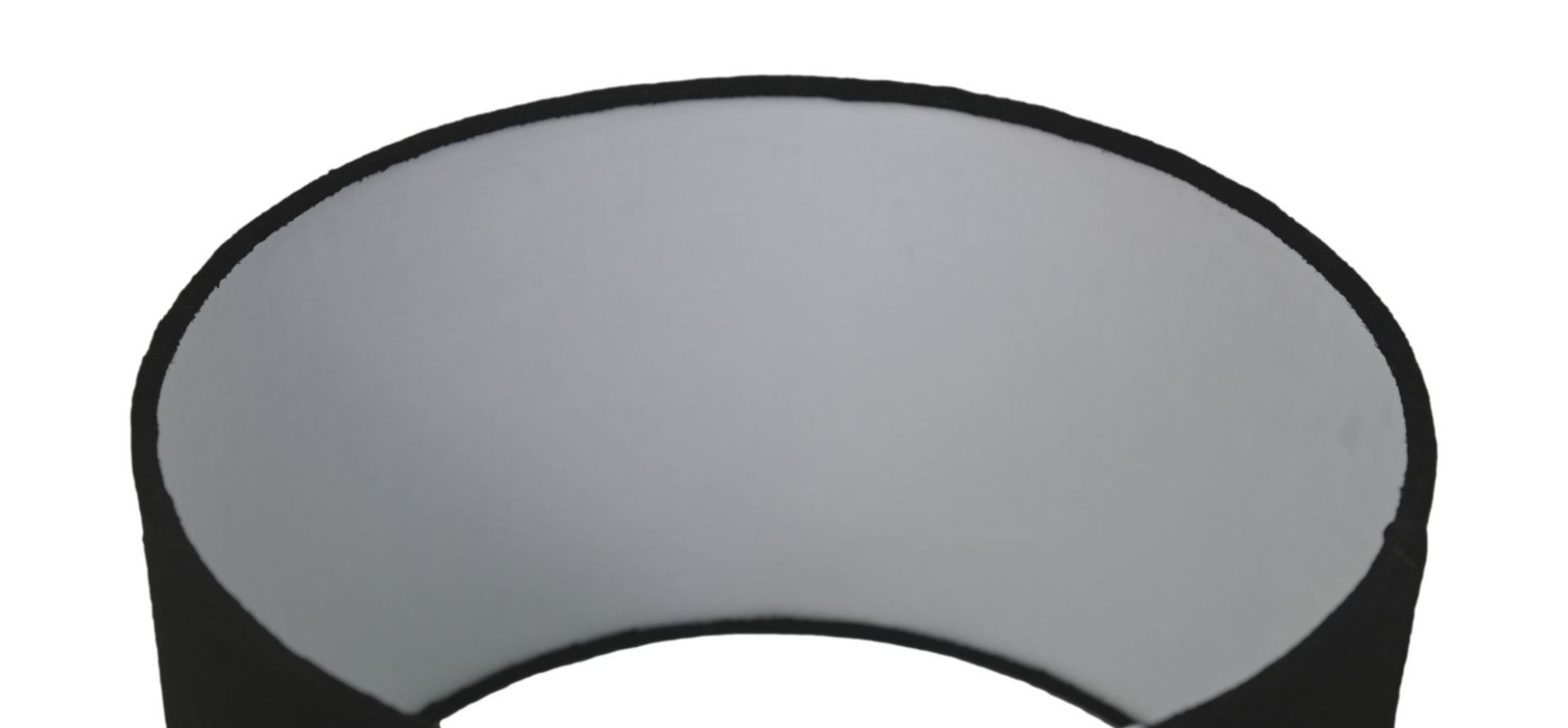 Runder Lampenschirm Schwarz