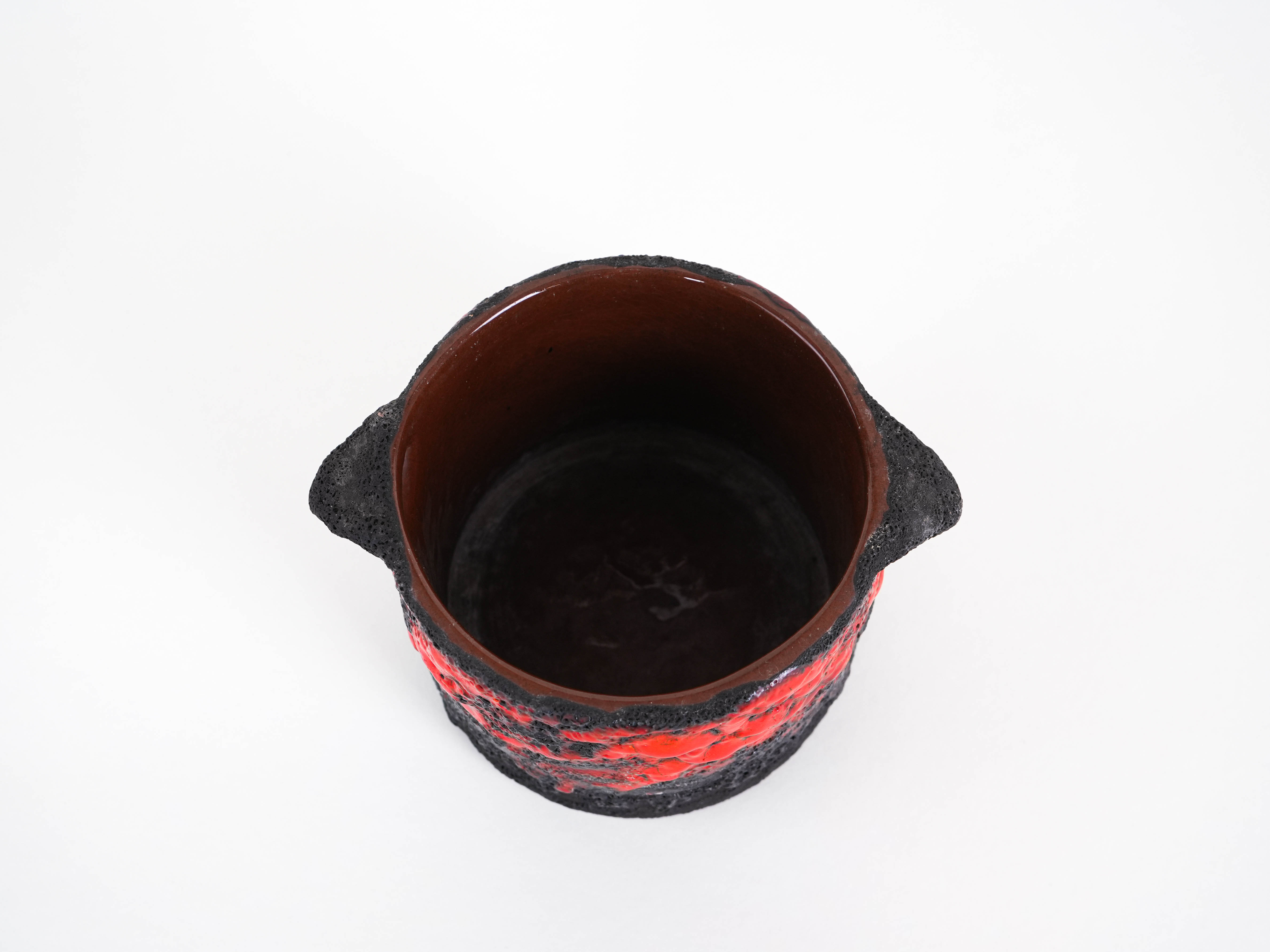 Ceramic vase Fat Lava 1960s