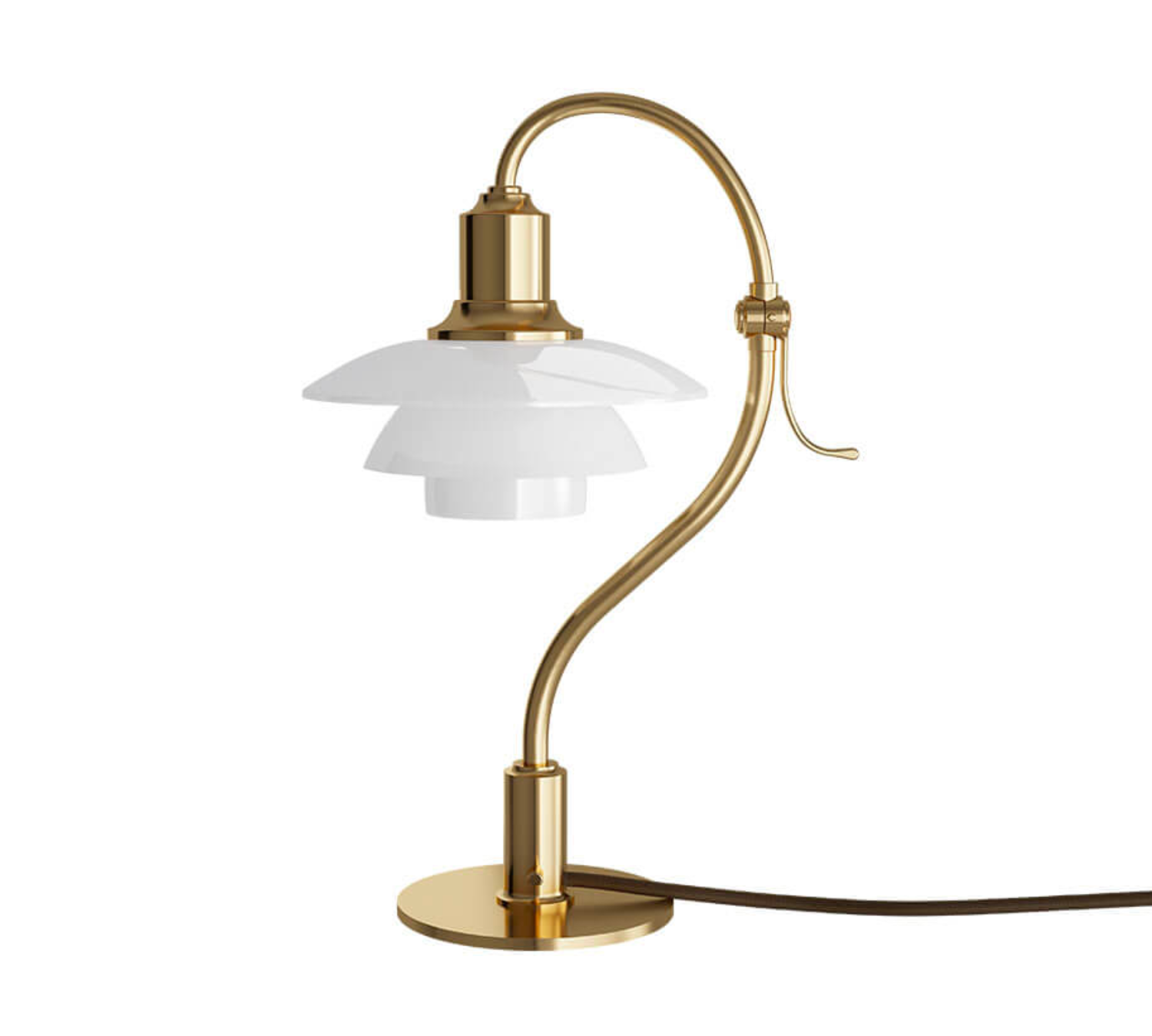 PH 2/2 Luna Tischleuchte Eisen Gold