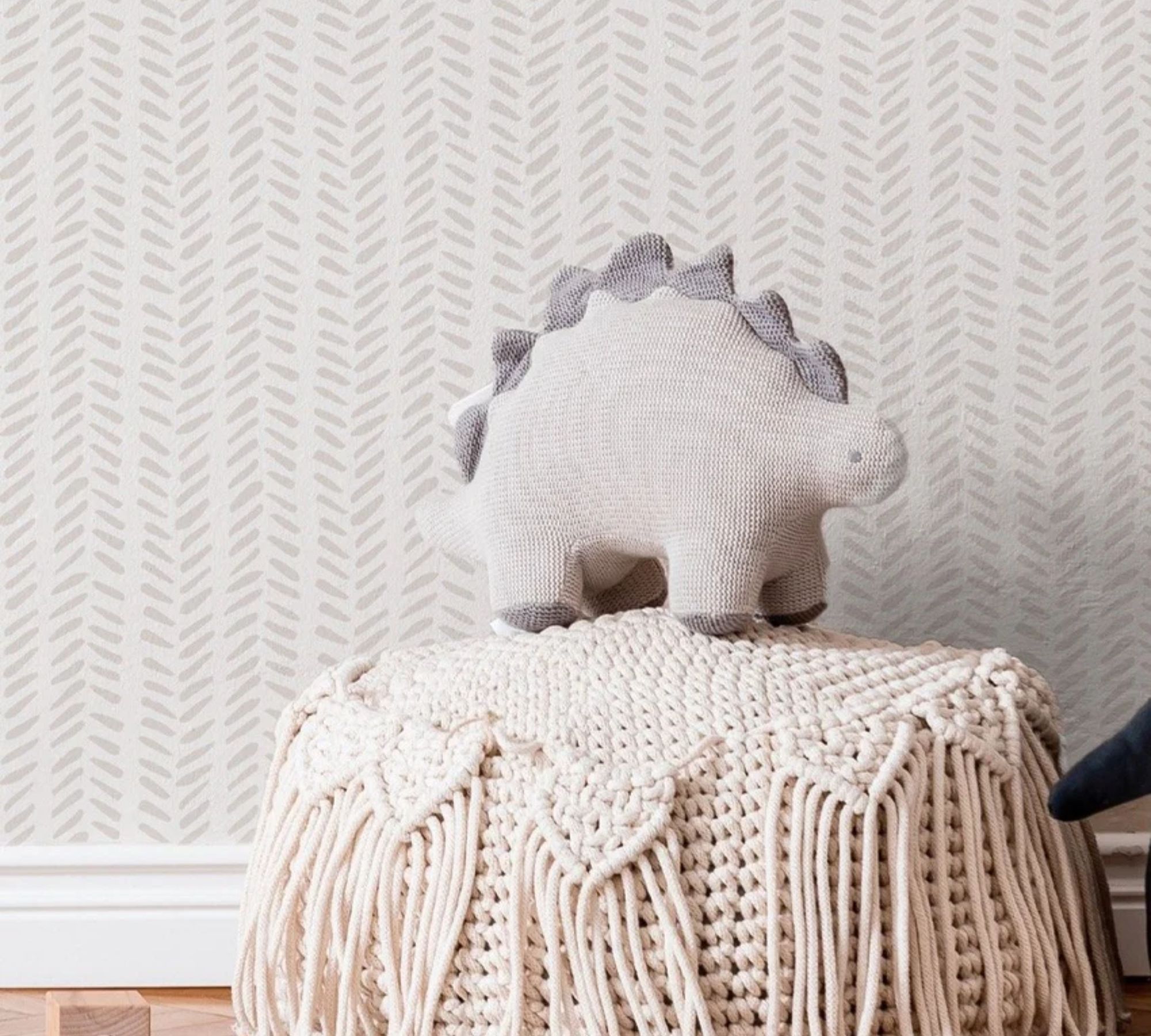 Darinka Tapete Textil Polyester Beige