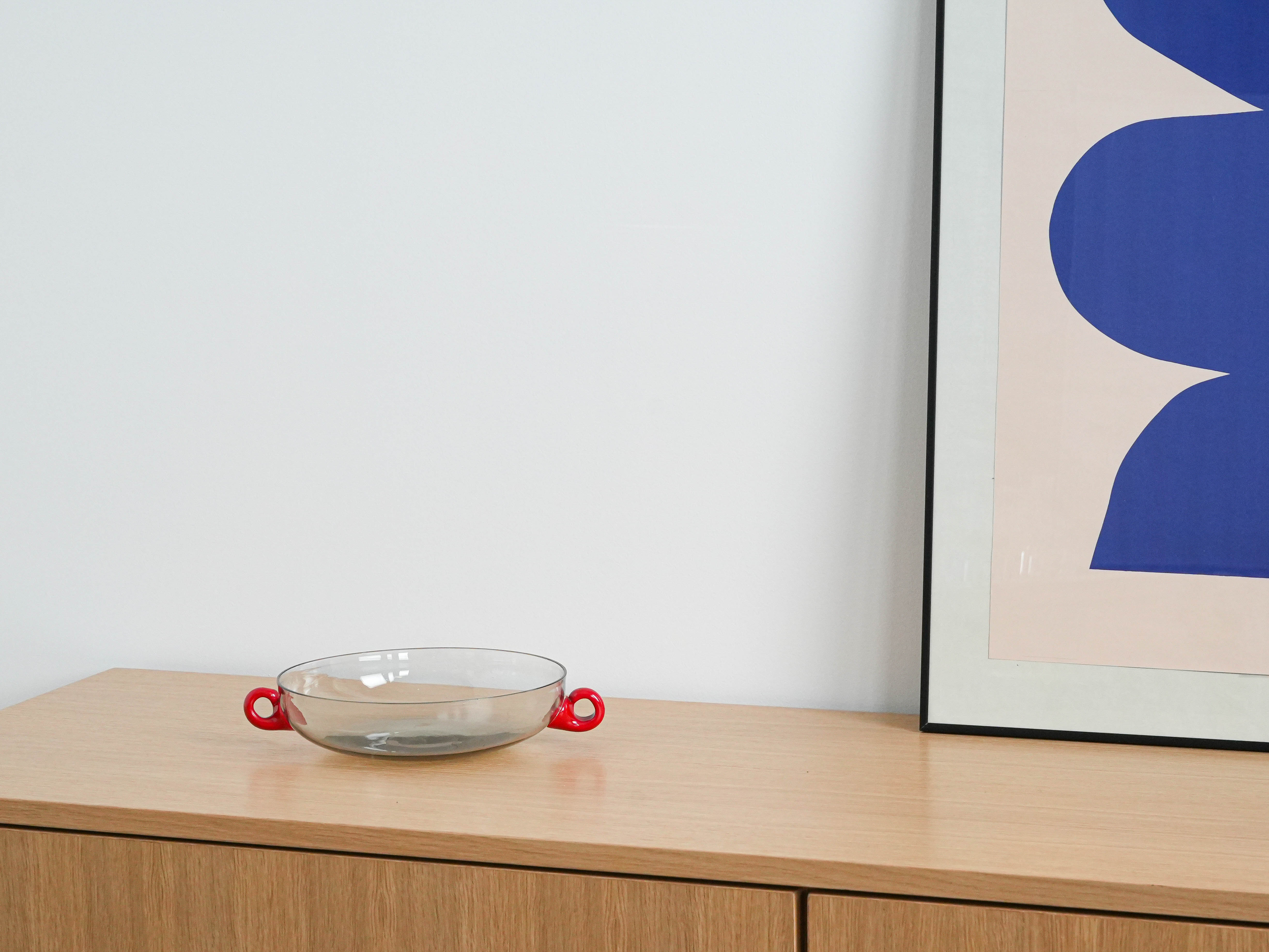 Glasschale Transparent 1970er Jahre