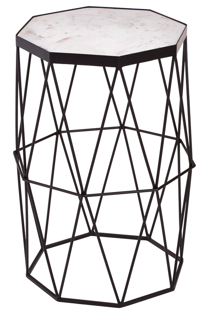 Shalimar Side Table Metal Black