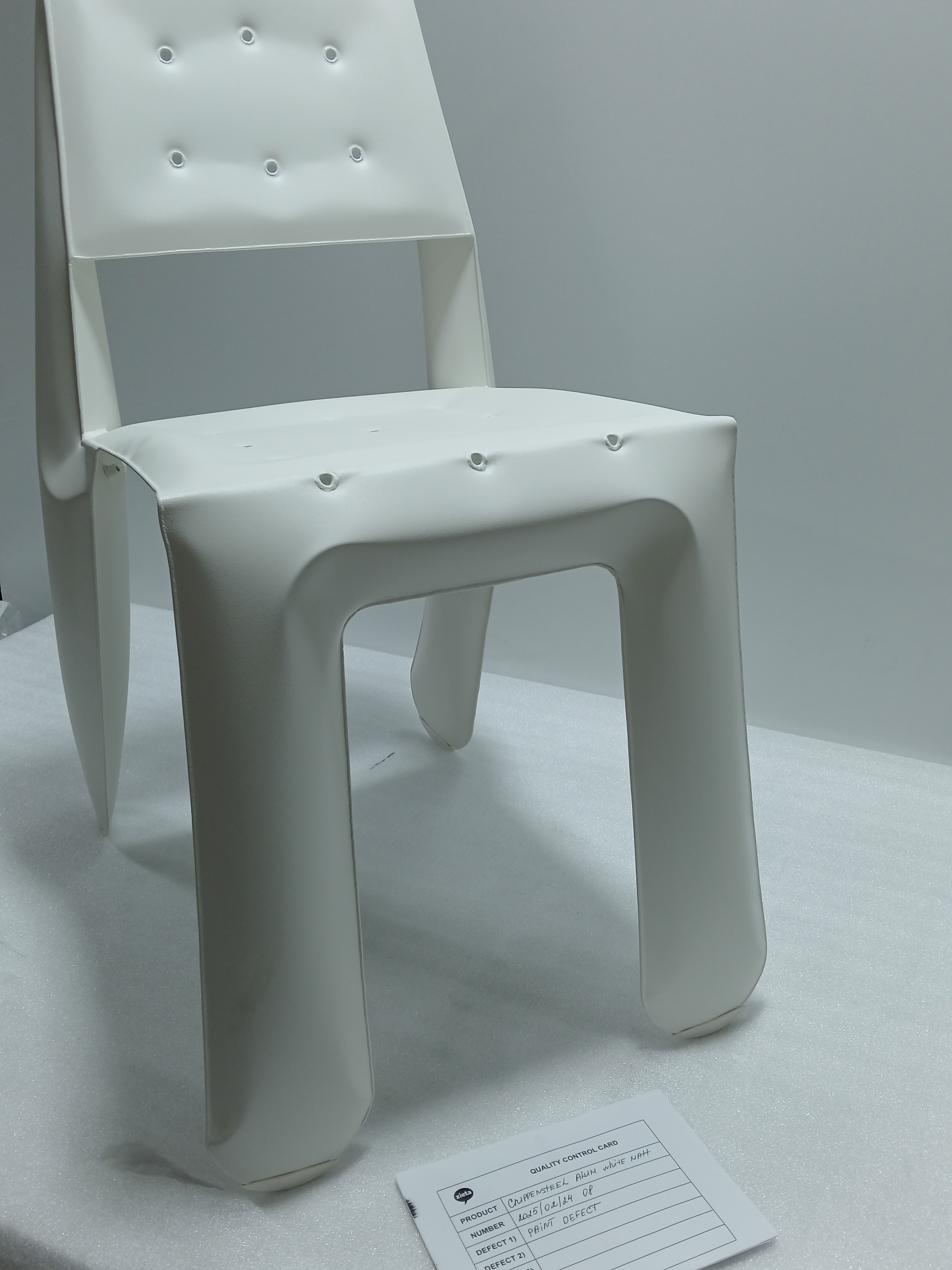 Chippensteel 0.5 Chair Aluminum White Matte