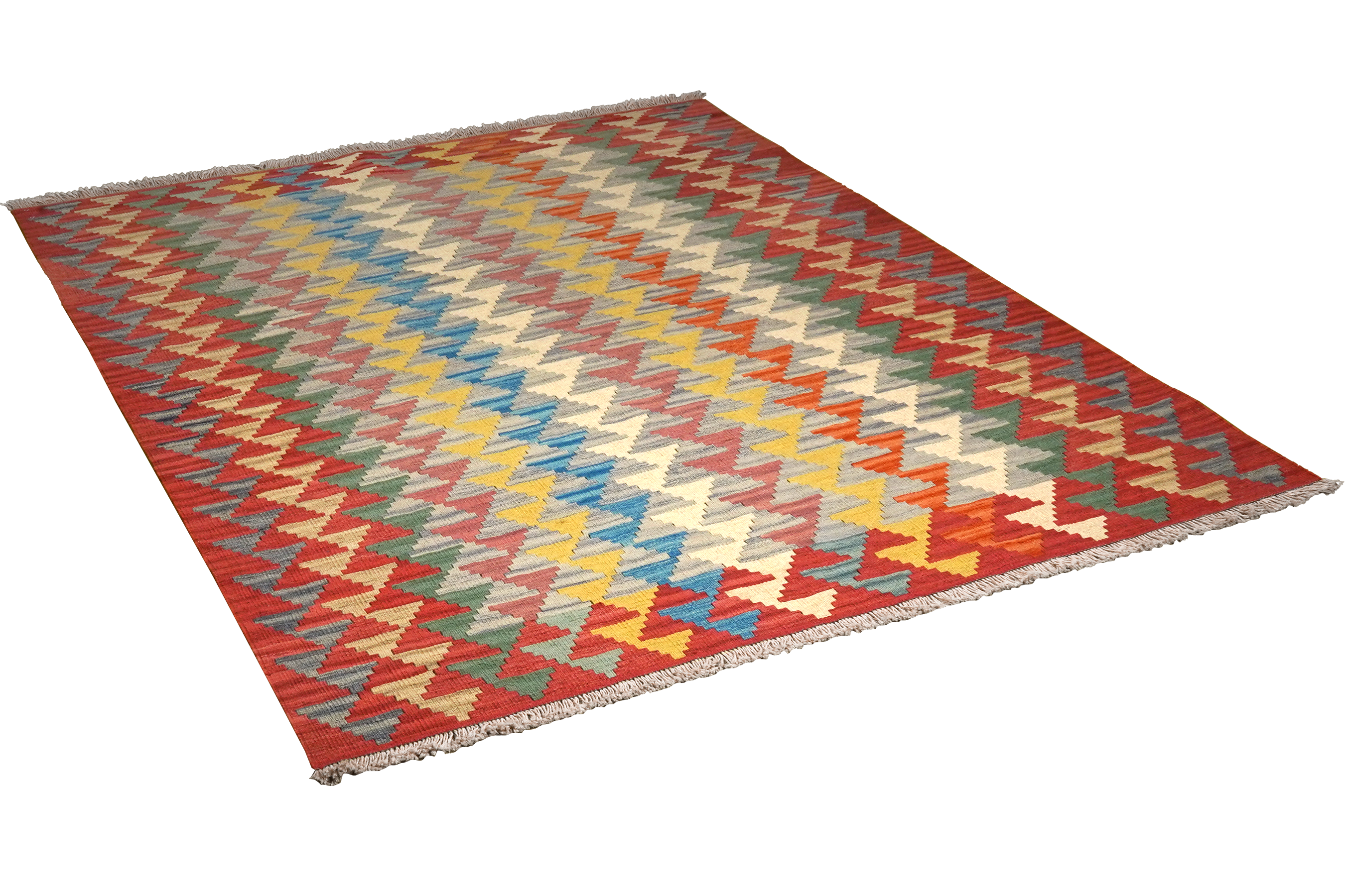 Kilim Gashgai Teppich Braun
