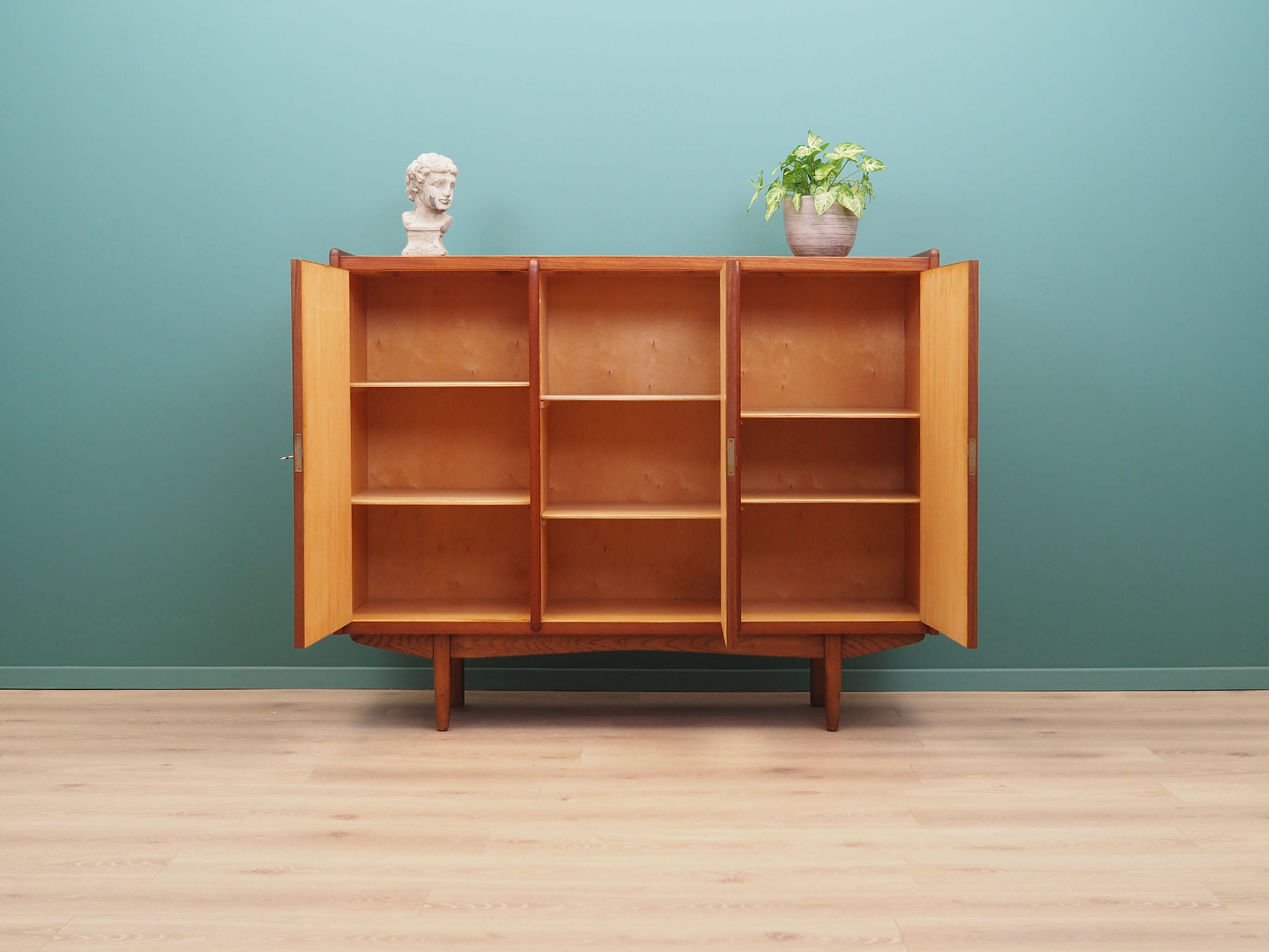Vintage Sideboard Teak Wood Brown 1960s