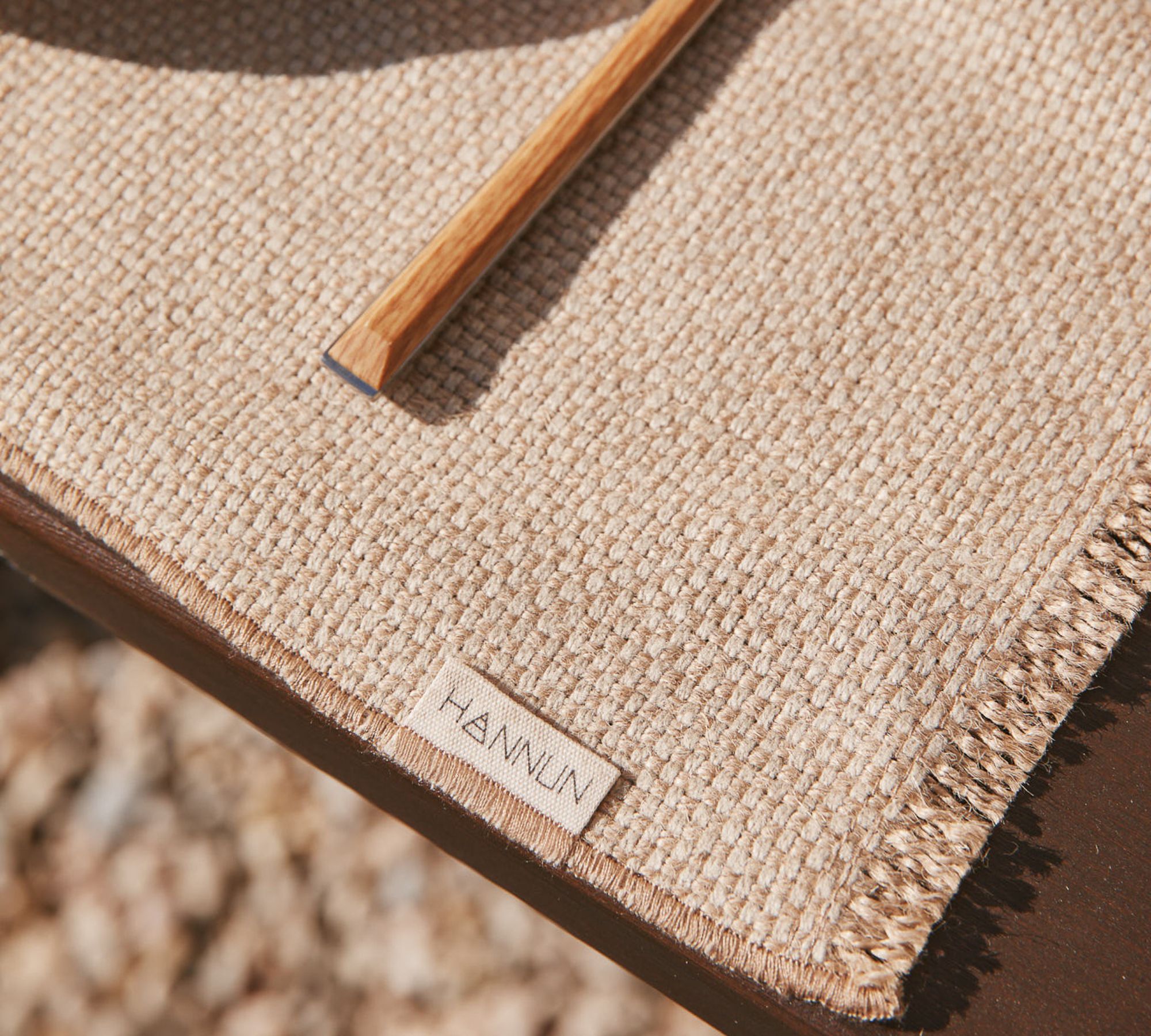 2-tlg. Minau Tischset Jute Leinen Beige