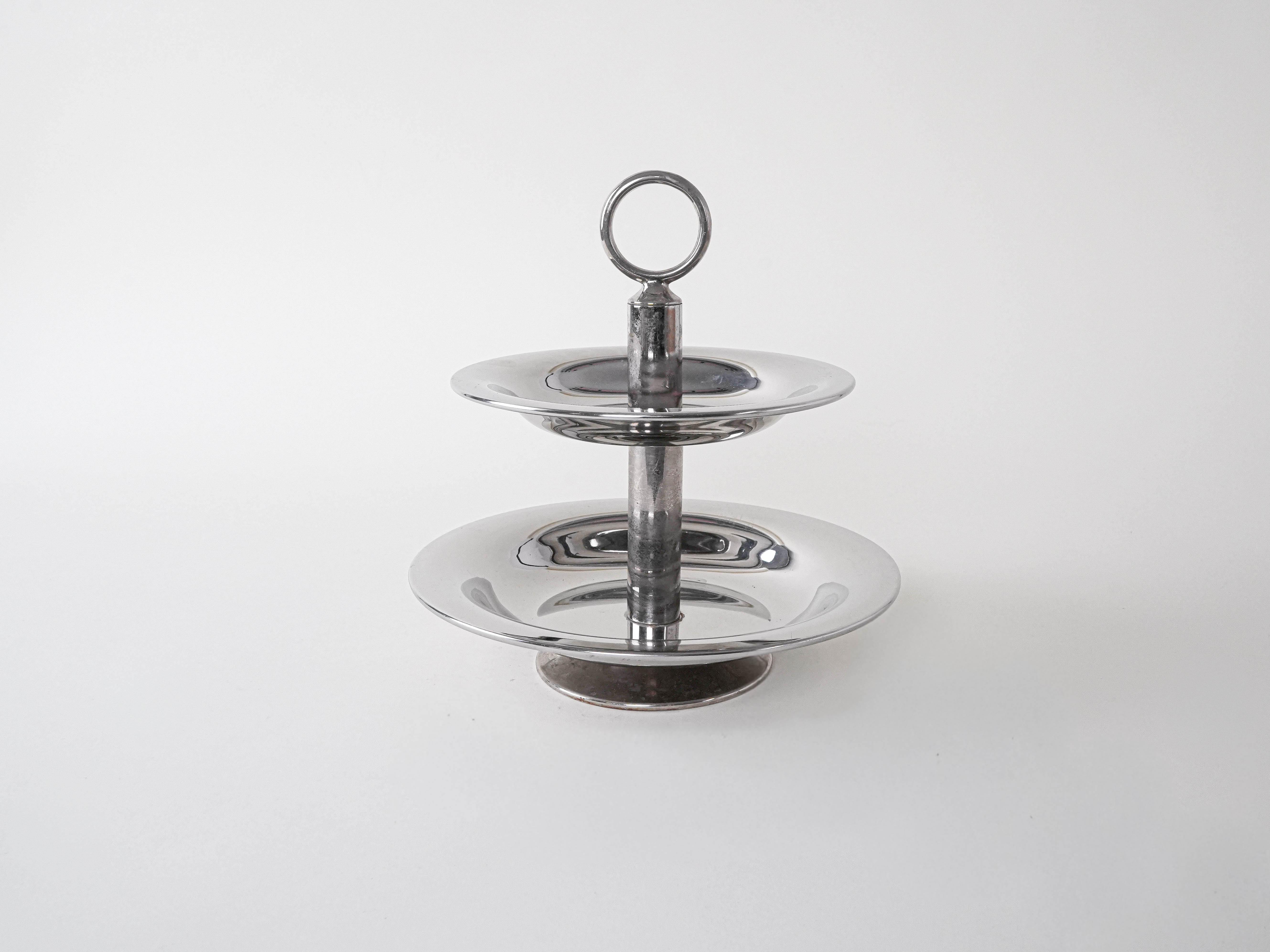 Two-tier Etagere Silver