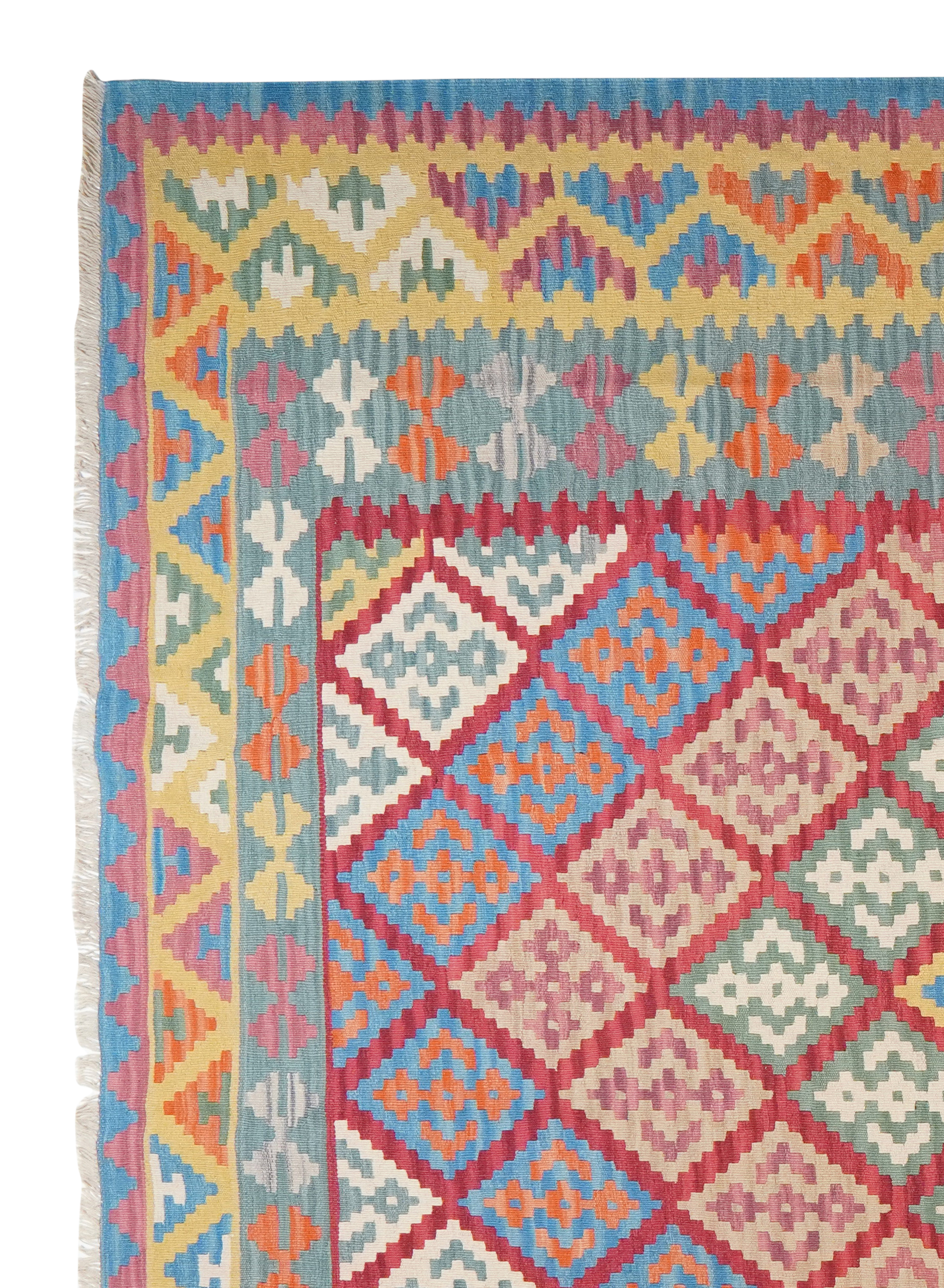Kilim Gashgai Teppich Mehrfarbig