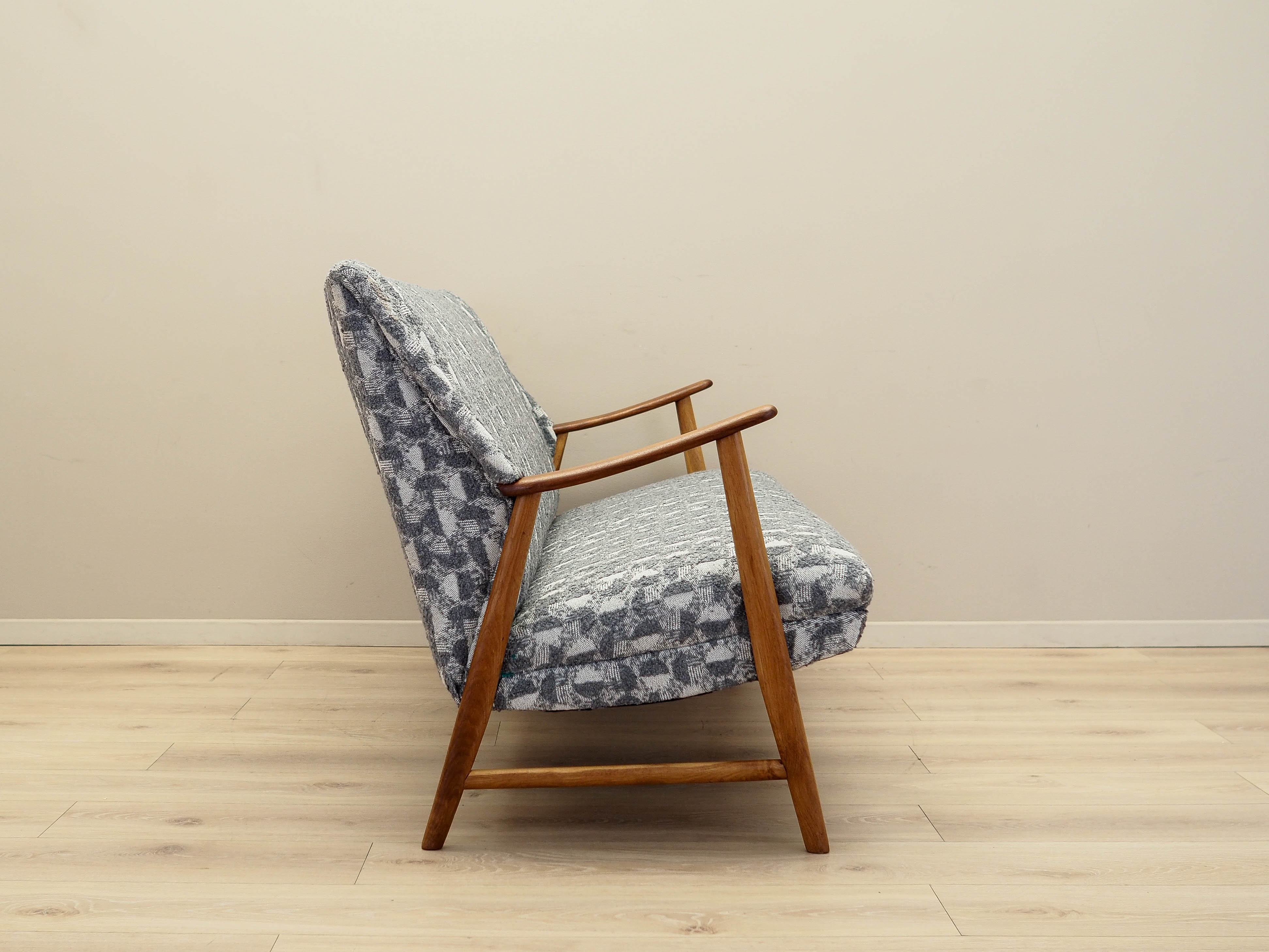 Eichensofa Bunt 1970er Jahre