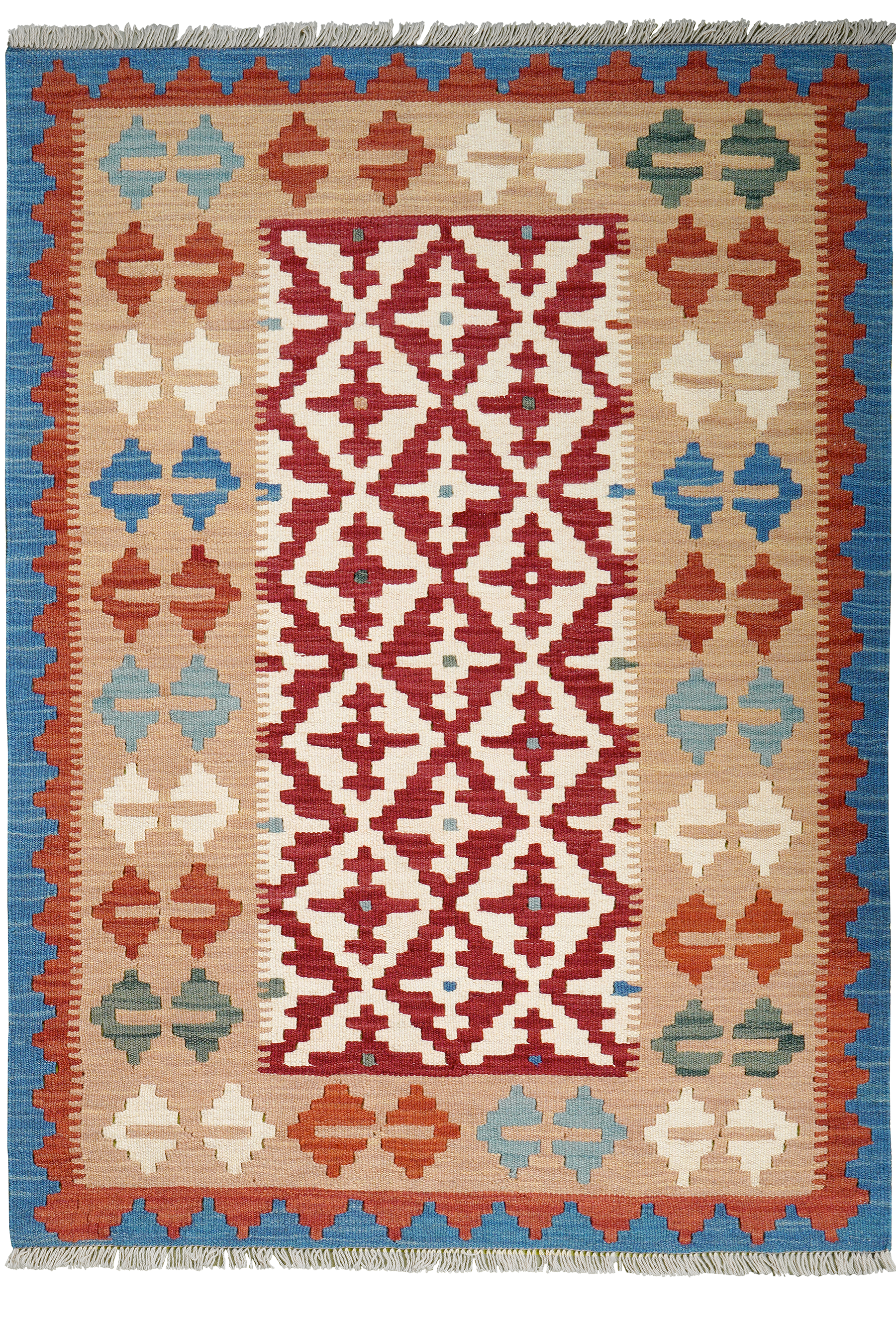 Kilim Gashgai Teppich Mehrfarbig
